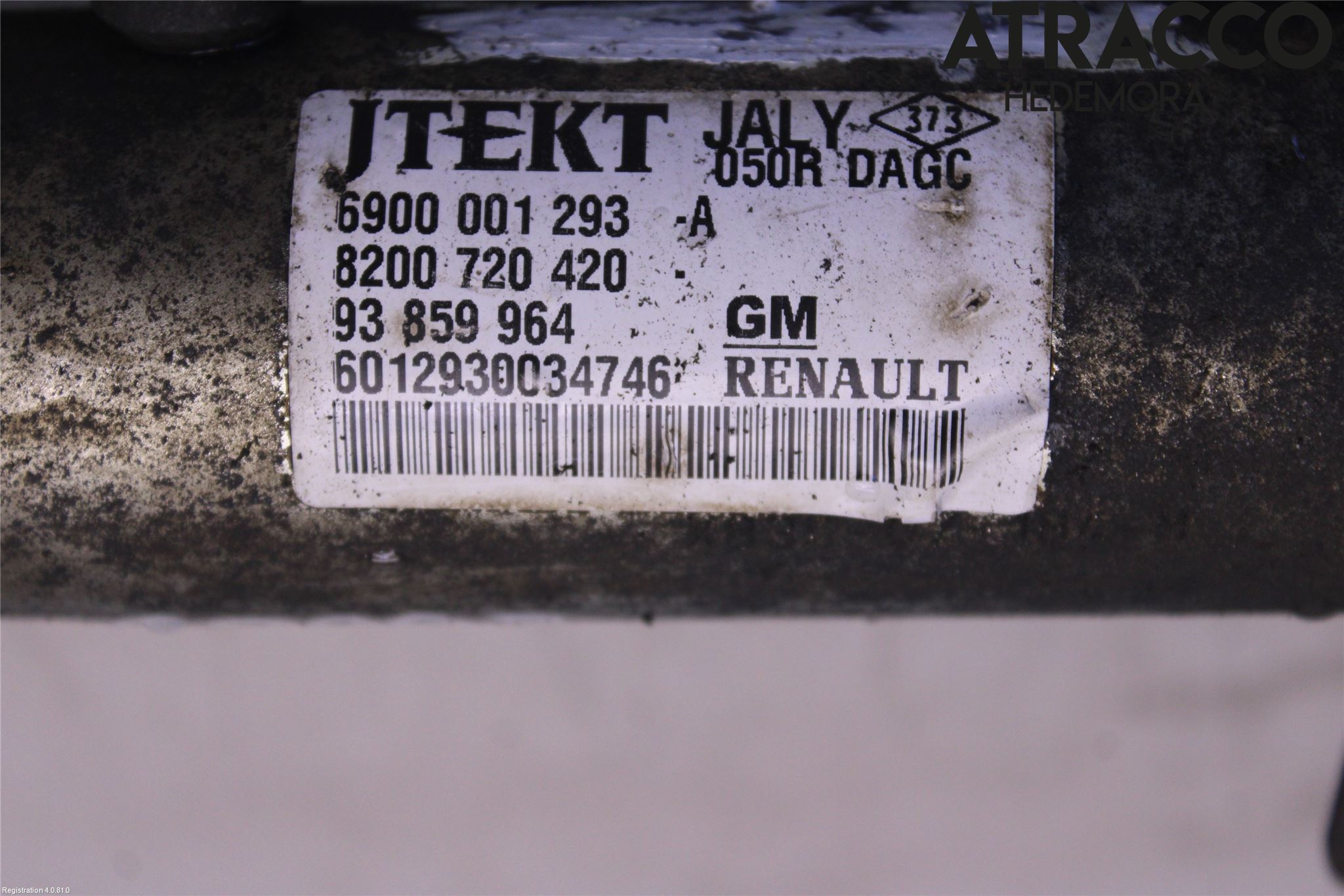 Opel VIVARO 01-14 Styrväxel Servo -Snäcka