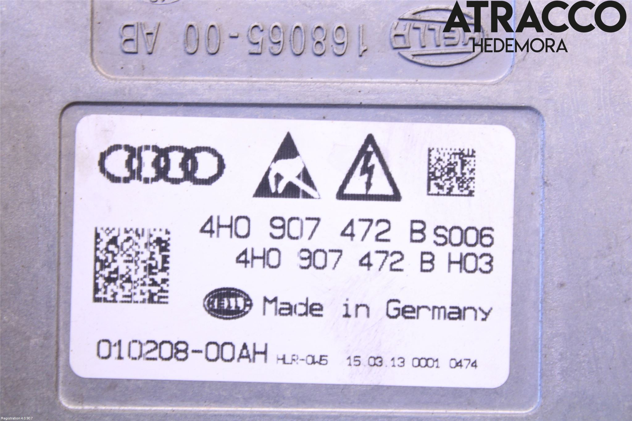 Audi A8/S8 4H 10-17 Styrenhet Strålkastare