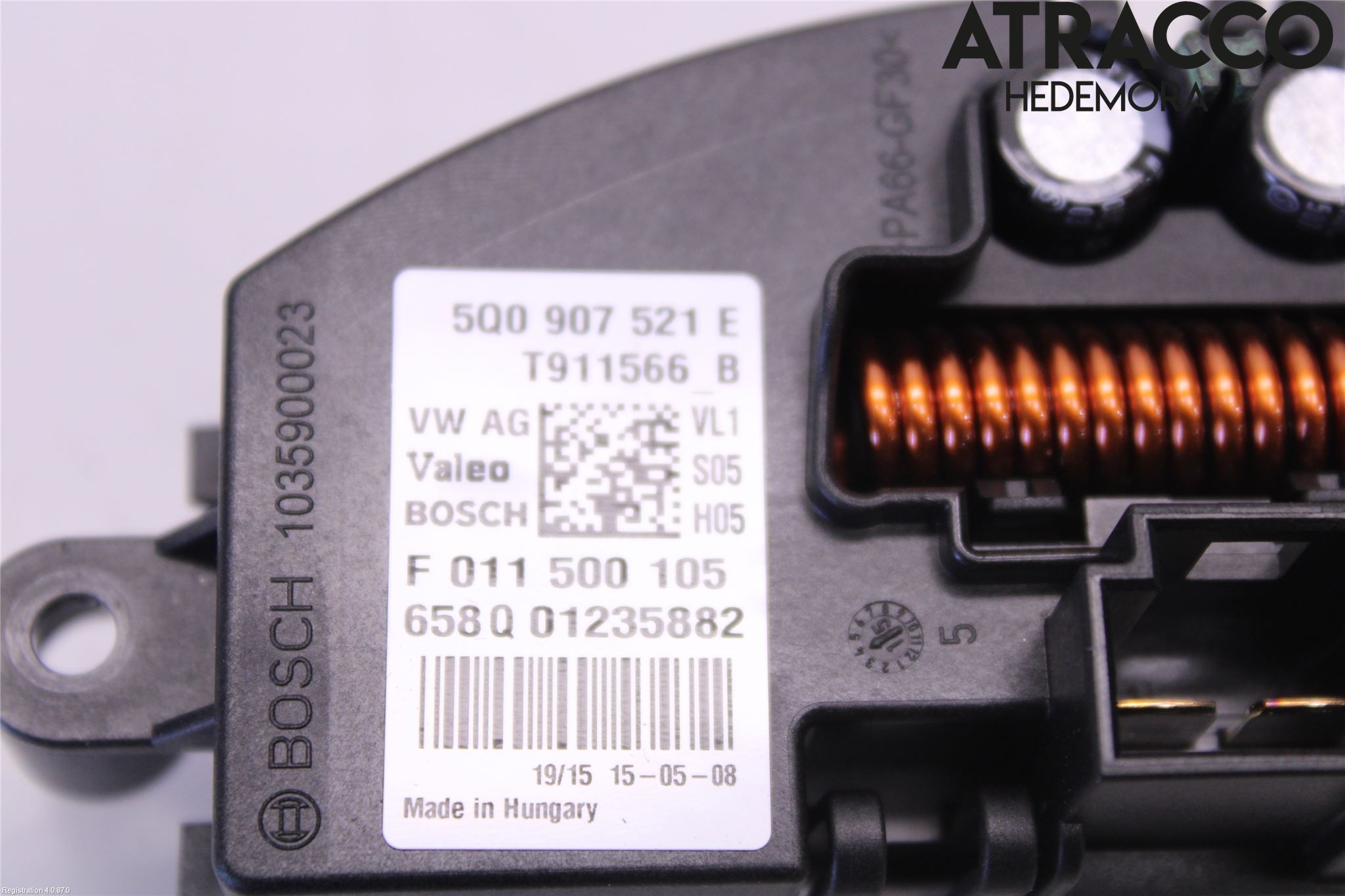 Audi A3/S3 8V 13-20 Värmefläktsmotstånd