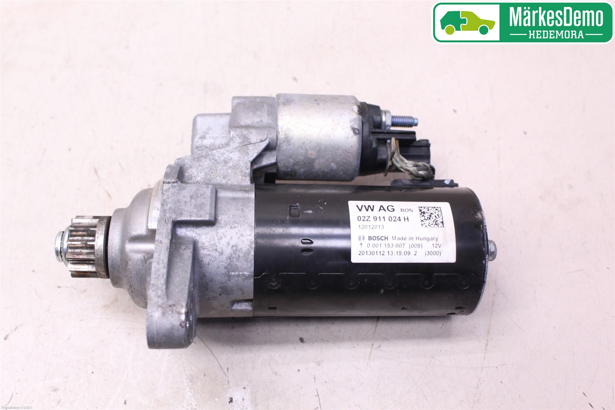 Audi A3/S3 05-13 Startmotor Diesel