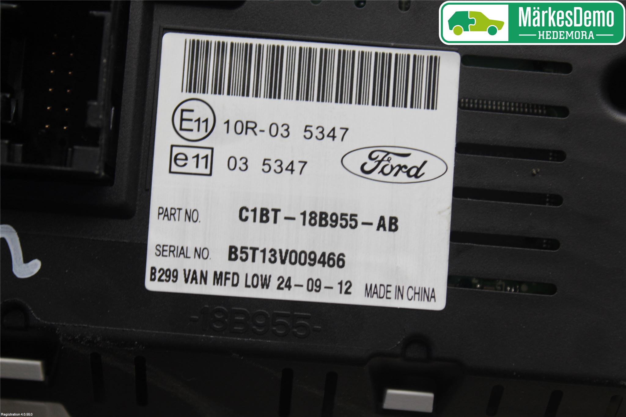 Ford FIESTA 13-17 Instrument Klocka