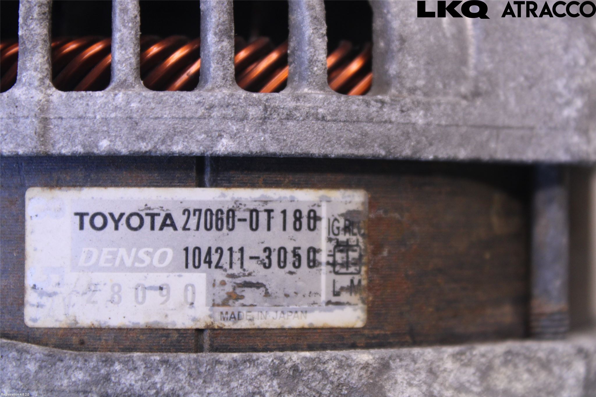 Toyota AVENSIS 09-15 Generator