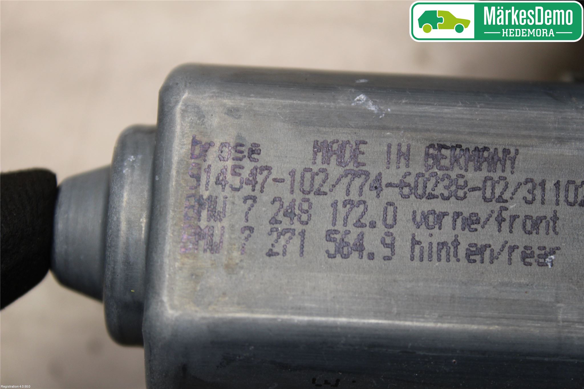 BMW 5 F10/F11/F18 09-17 Fönsterhiss El Kompl