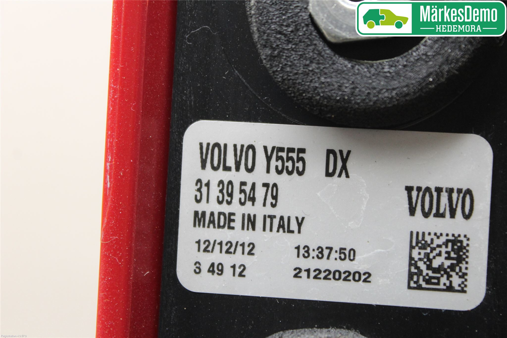 Volvo V40 12-19 Bakljus Höger