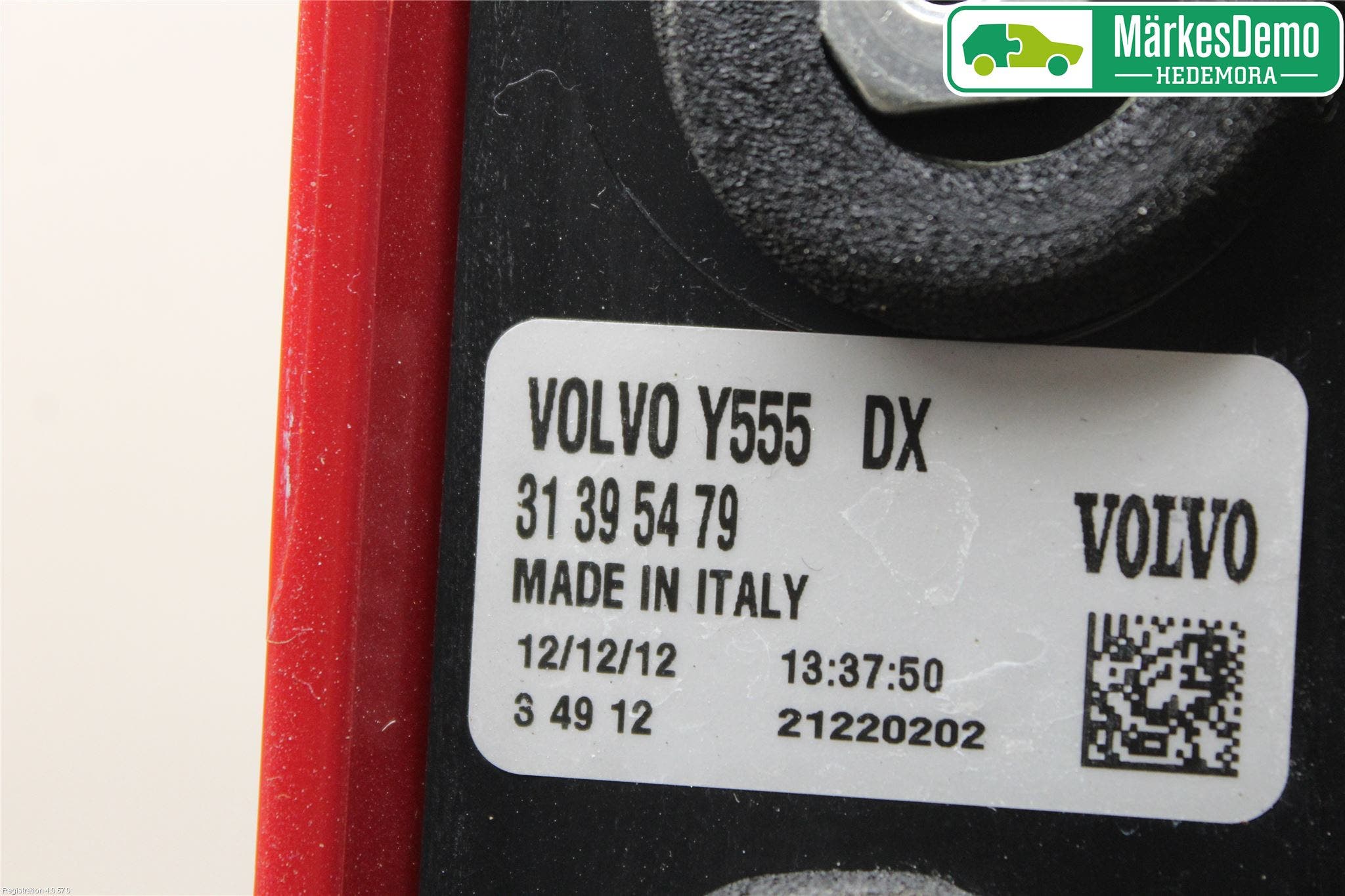 Volvo V40 12-19 Bakljus Höger