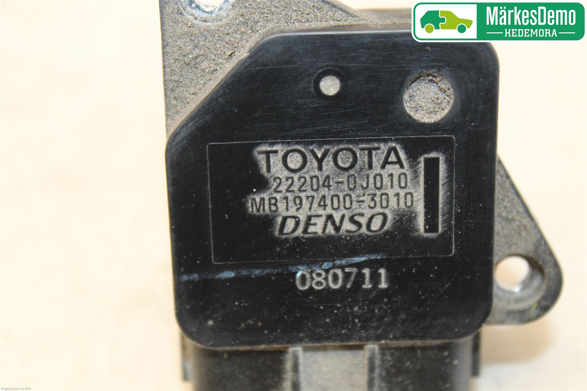 Toyota COROLLA VERSO 08-09 Injluftmassamätare