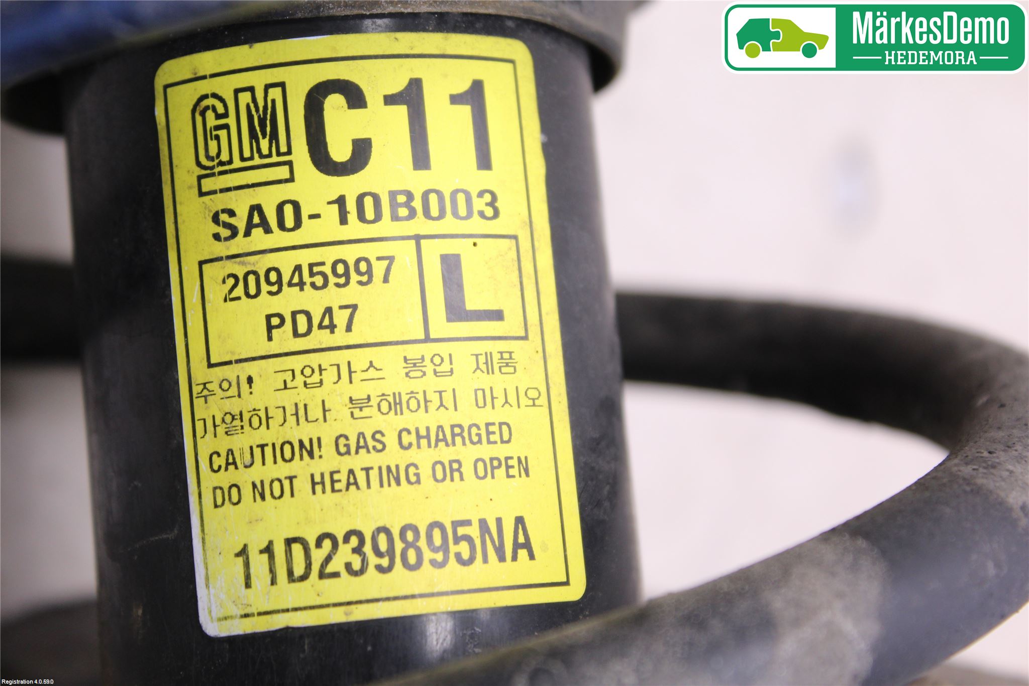 Chevrolet CAPTIVA Fjäderben Fram Vänster