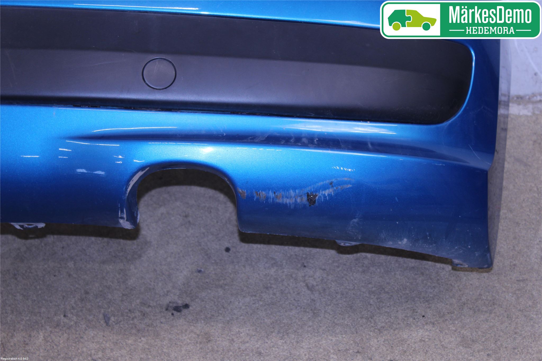 Peugeot 207 Stötfångarbeklädnad Bak