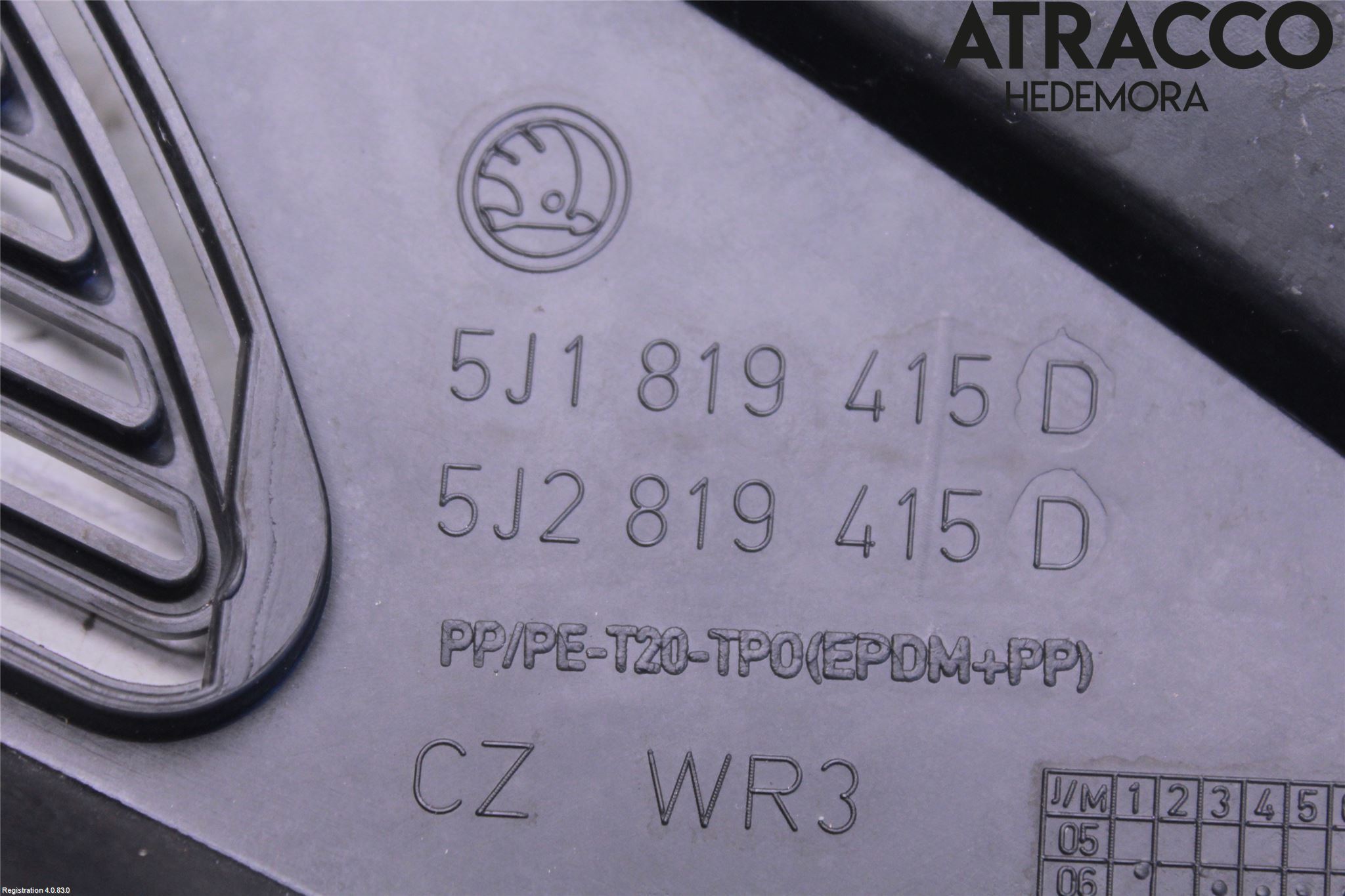 Skoda FABIA 07-14 Torpedplåt-Torpedplast