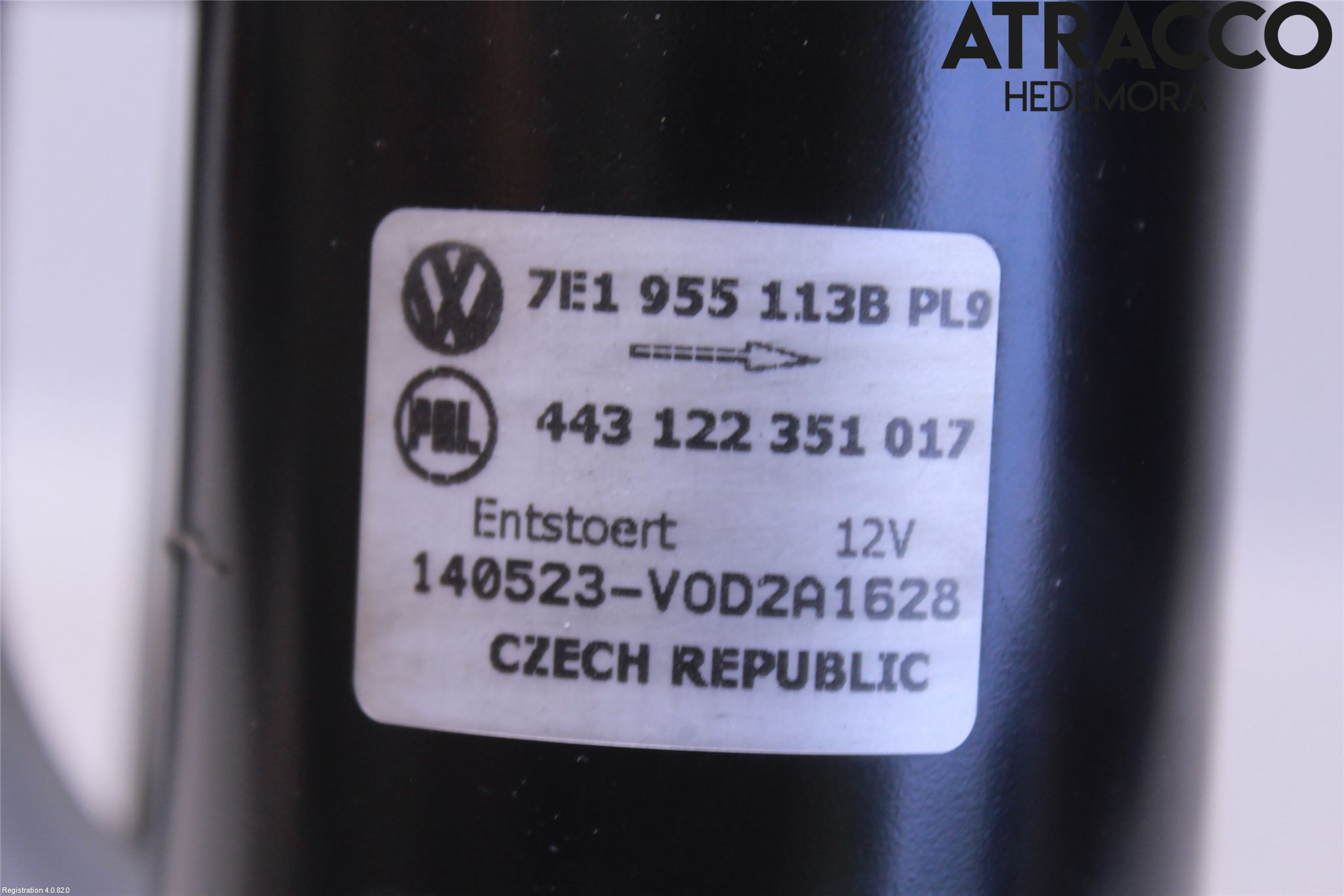 Volkswagen VW TRANSP/CARAVELLE (T5) 04-15 Torkarmotor Vindruta