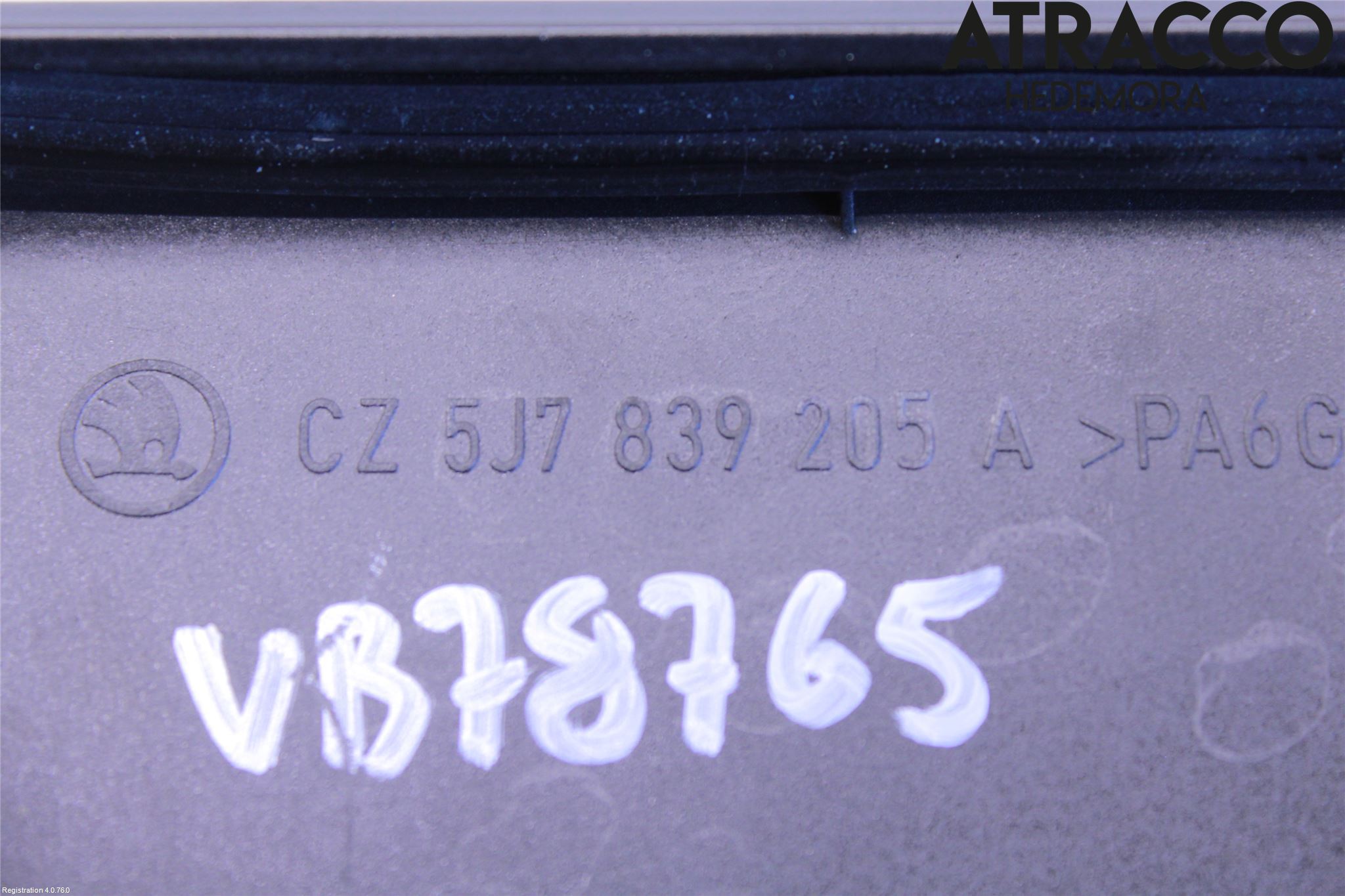 Skoda ROOMSTER Dörrhandtag Yttre Vä