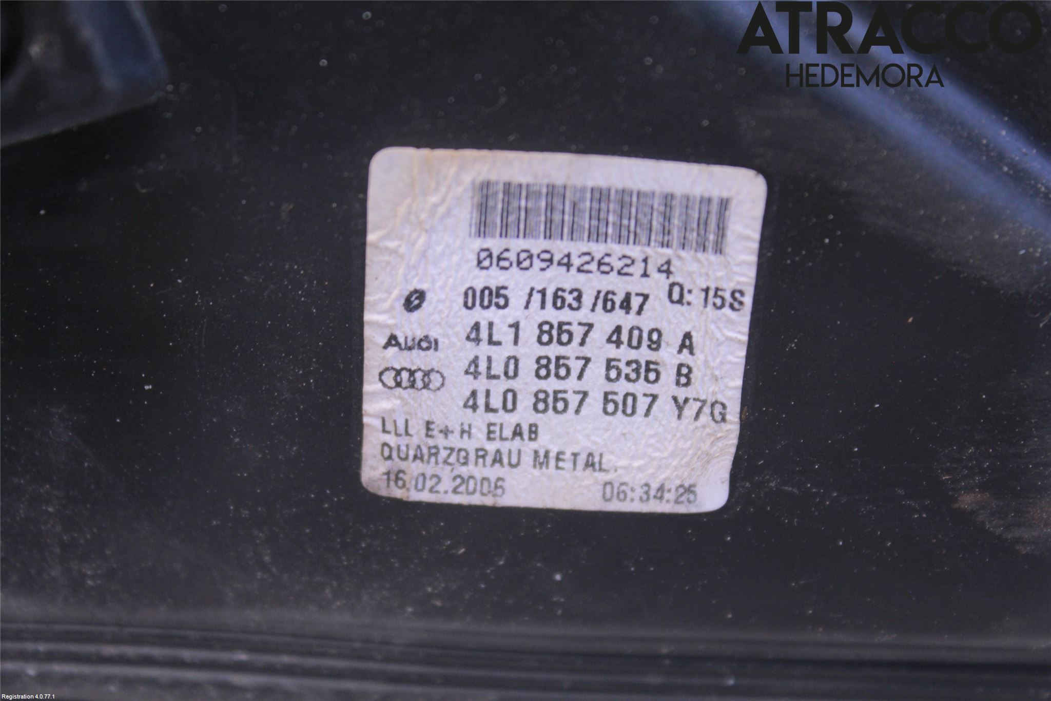 Audi Q7/SQ7 Spegel Yttre El Vä