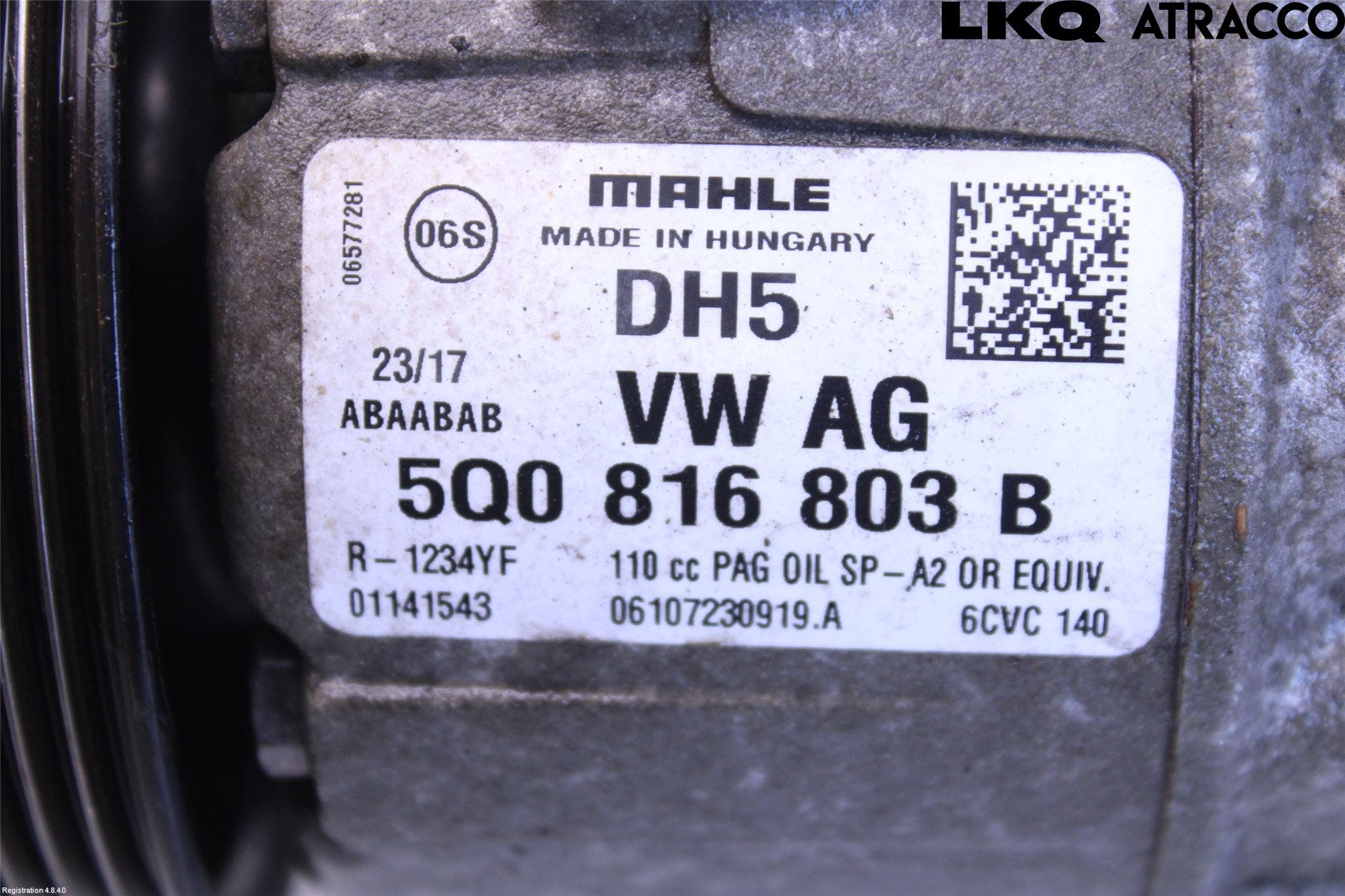 Volkswagen VW GOLF SPORTSVAN 15-20 Ac Kompressor