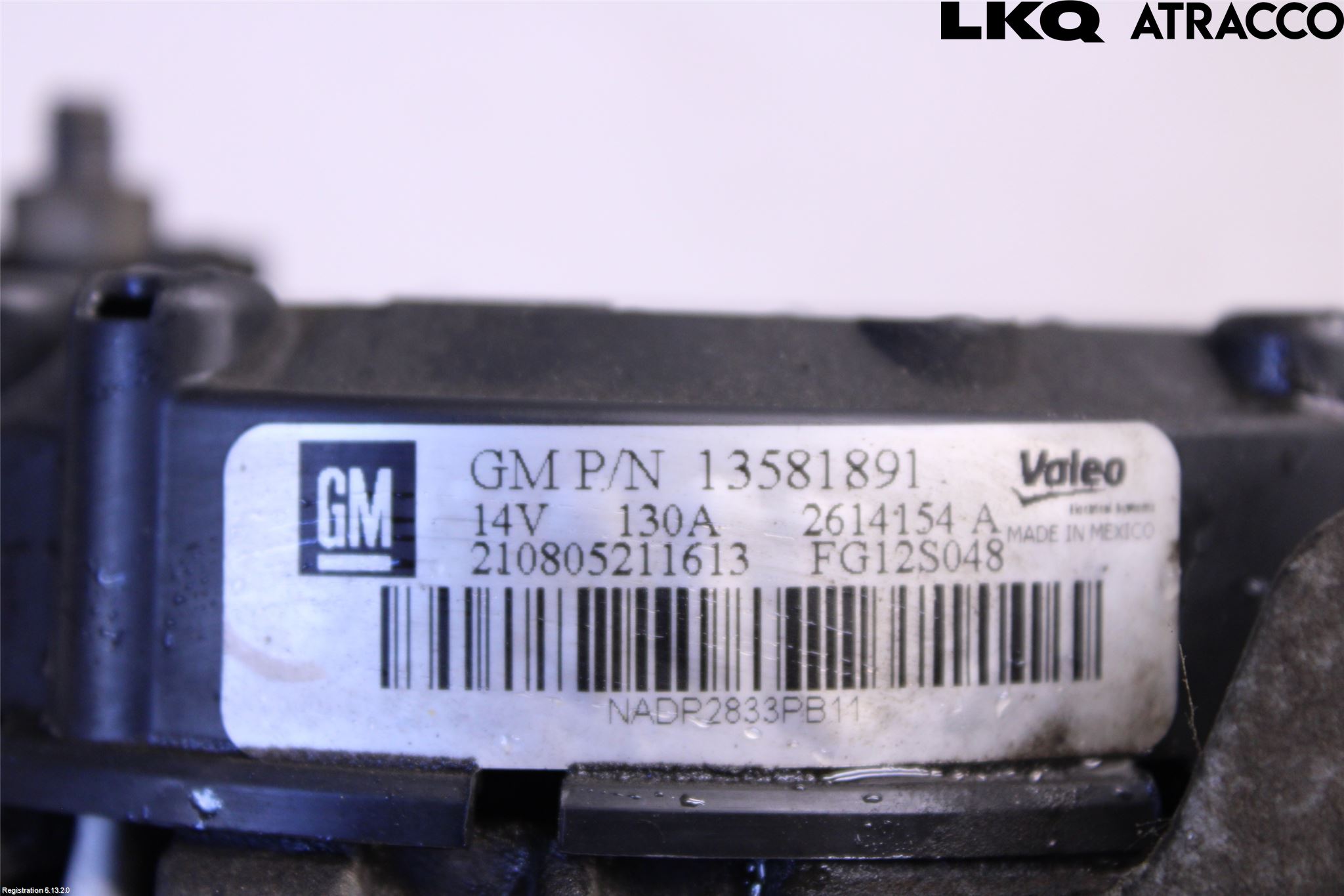 Opel ASTRA J 10-15 Generator