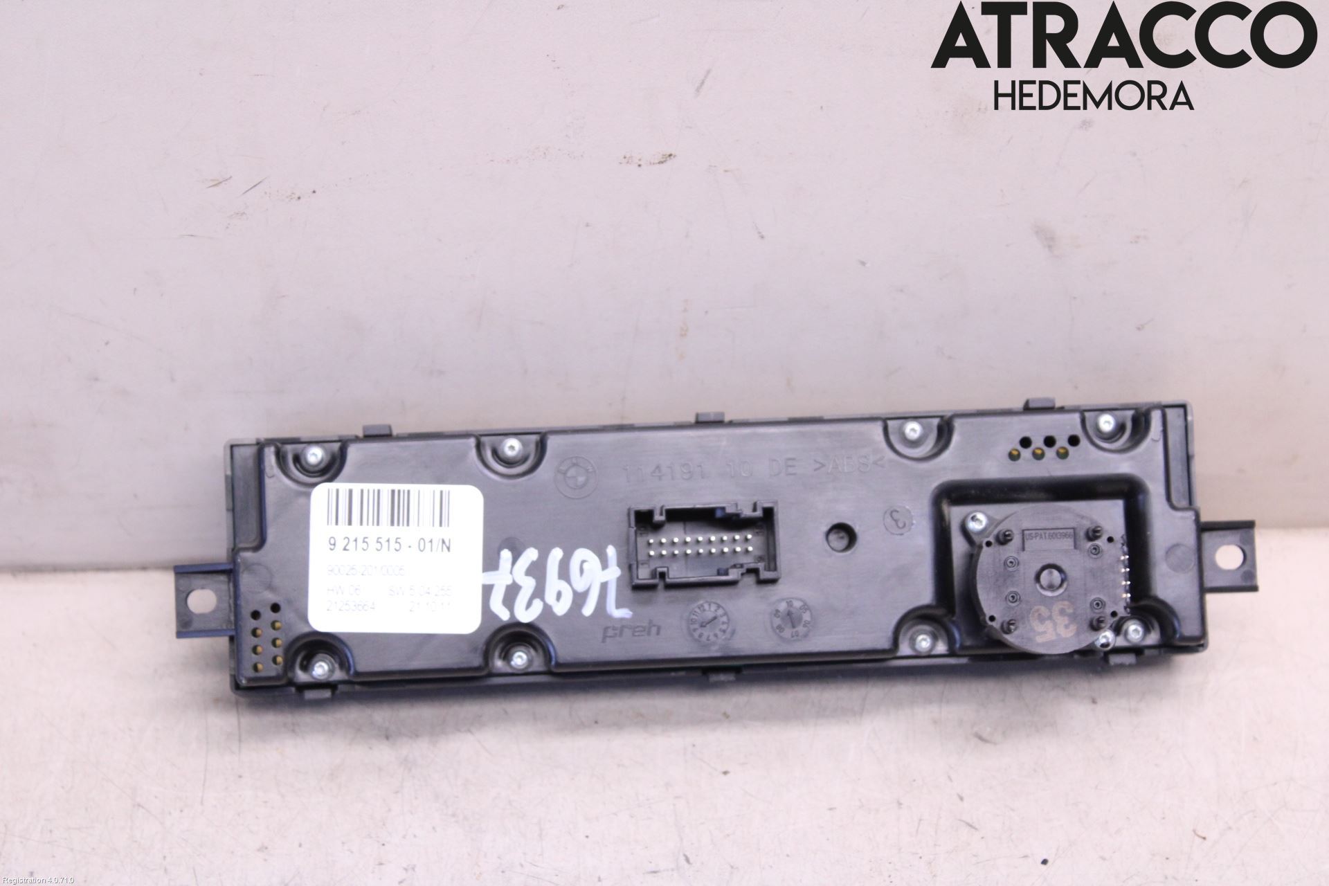 BMW X6 E71/E72   08-14 Ac Styrenhet Ac Manöveren