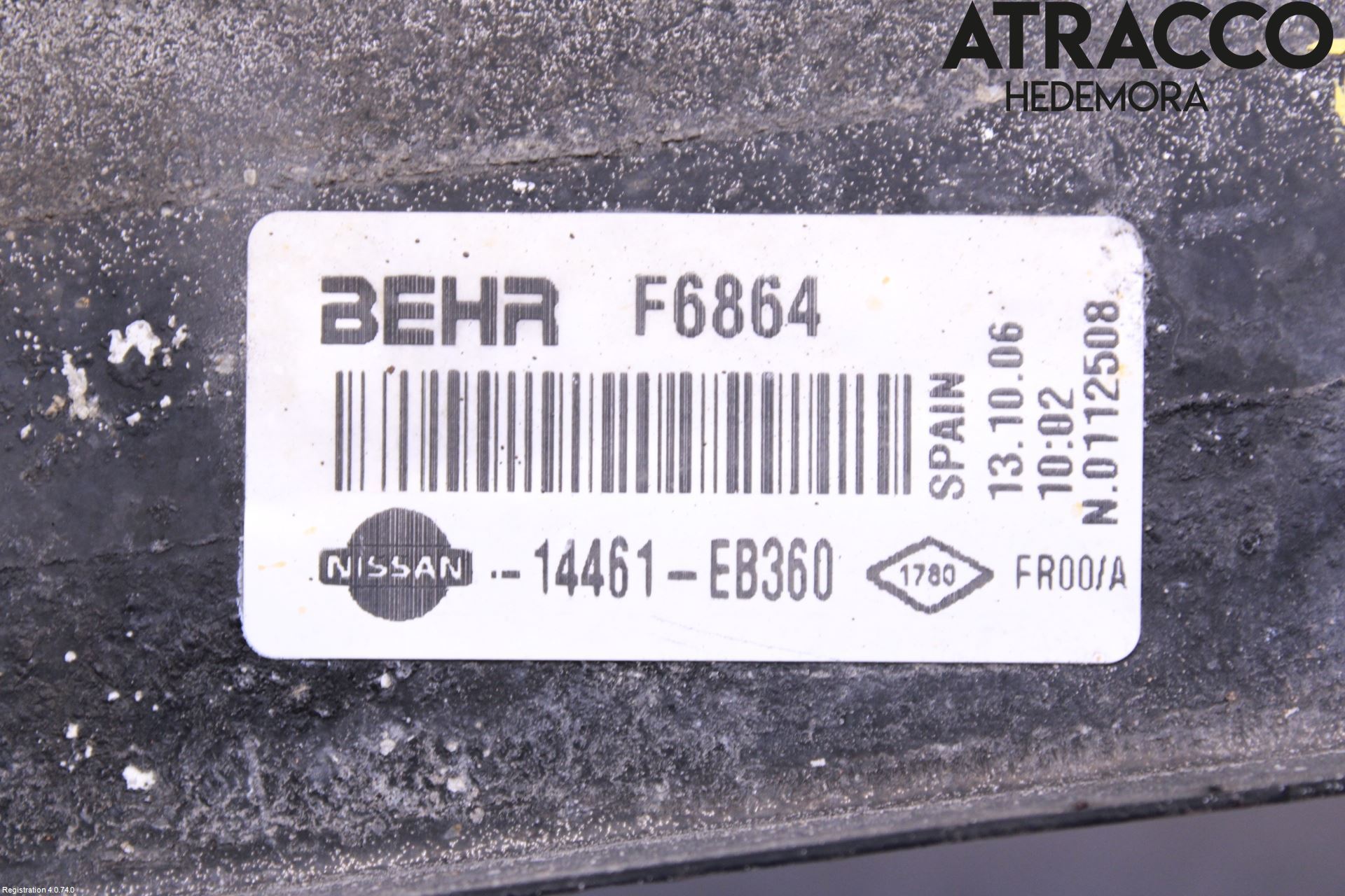 Nissan NAVARA 05-16 Laddluft-Intercooler Kyl