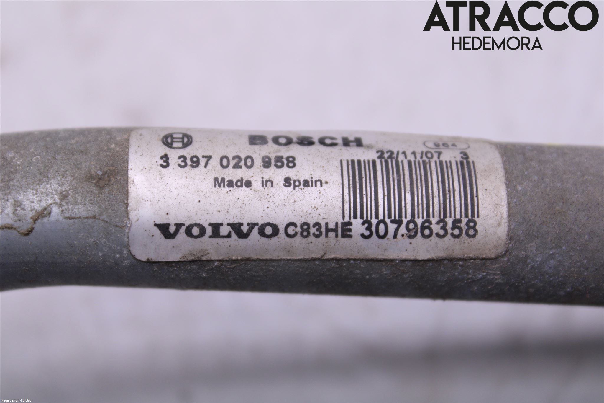 Volvo XC70 08-13 Torkarmekanism Vindruta