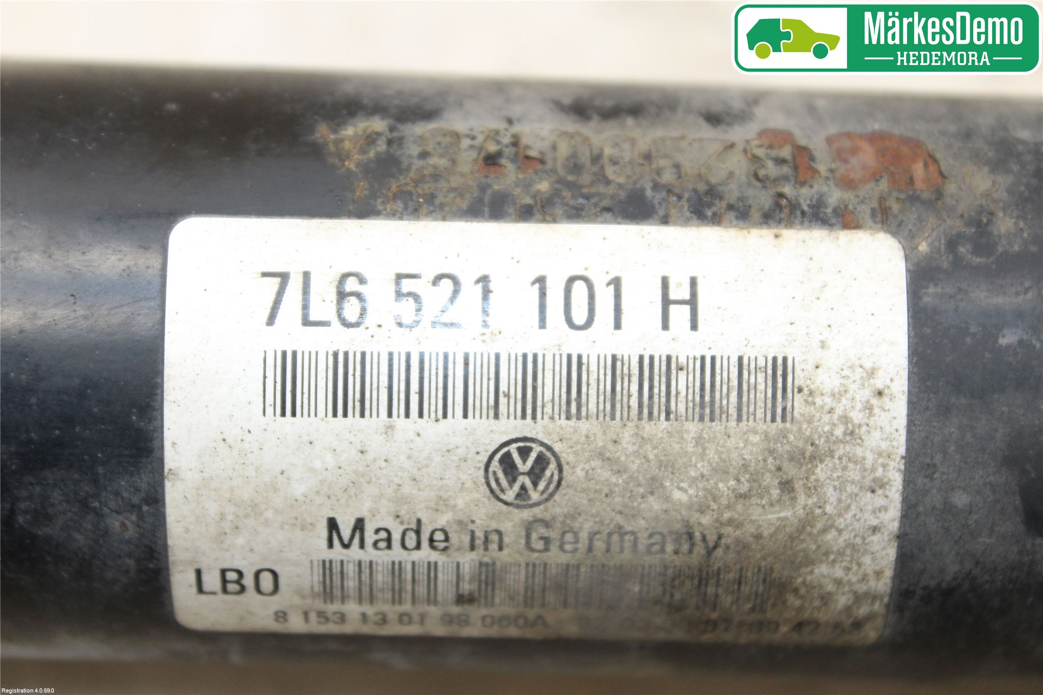 Audi Q7/SQ7 Mellanaxel Främre 4Wd