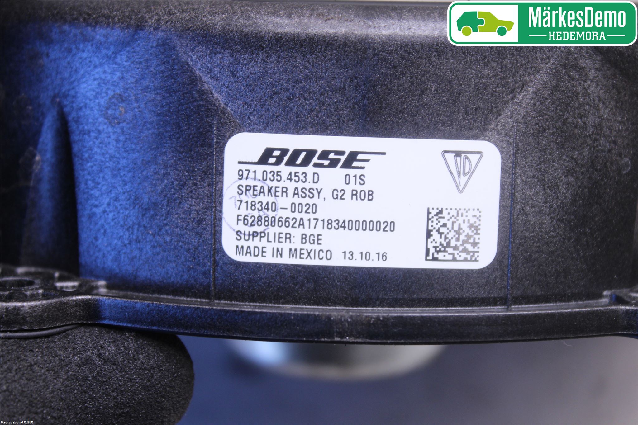 Porsche PANAMERA 09- Högtalare