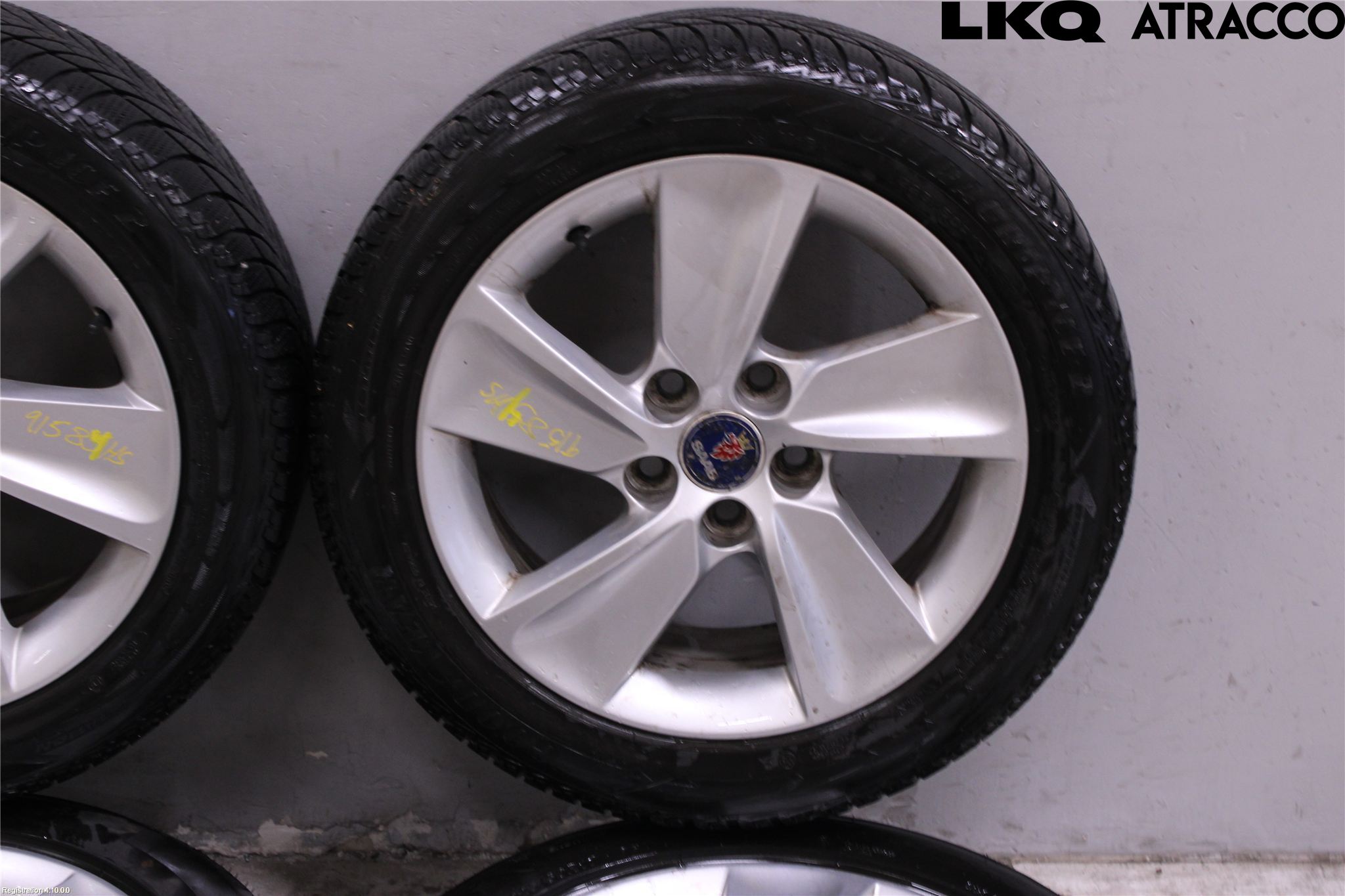 Saab 9-5 10-12 Vinterdäck Alumfälg 4St