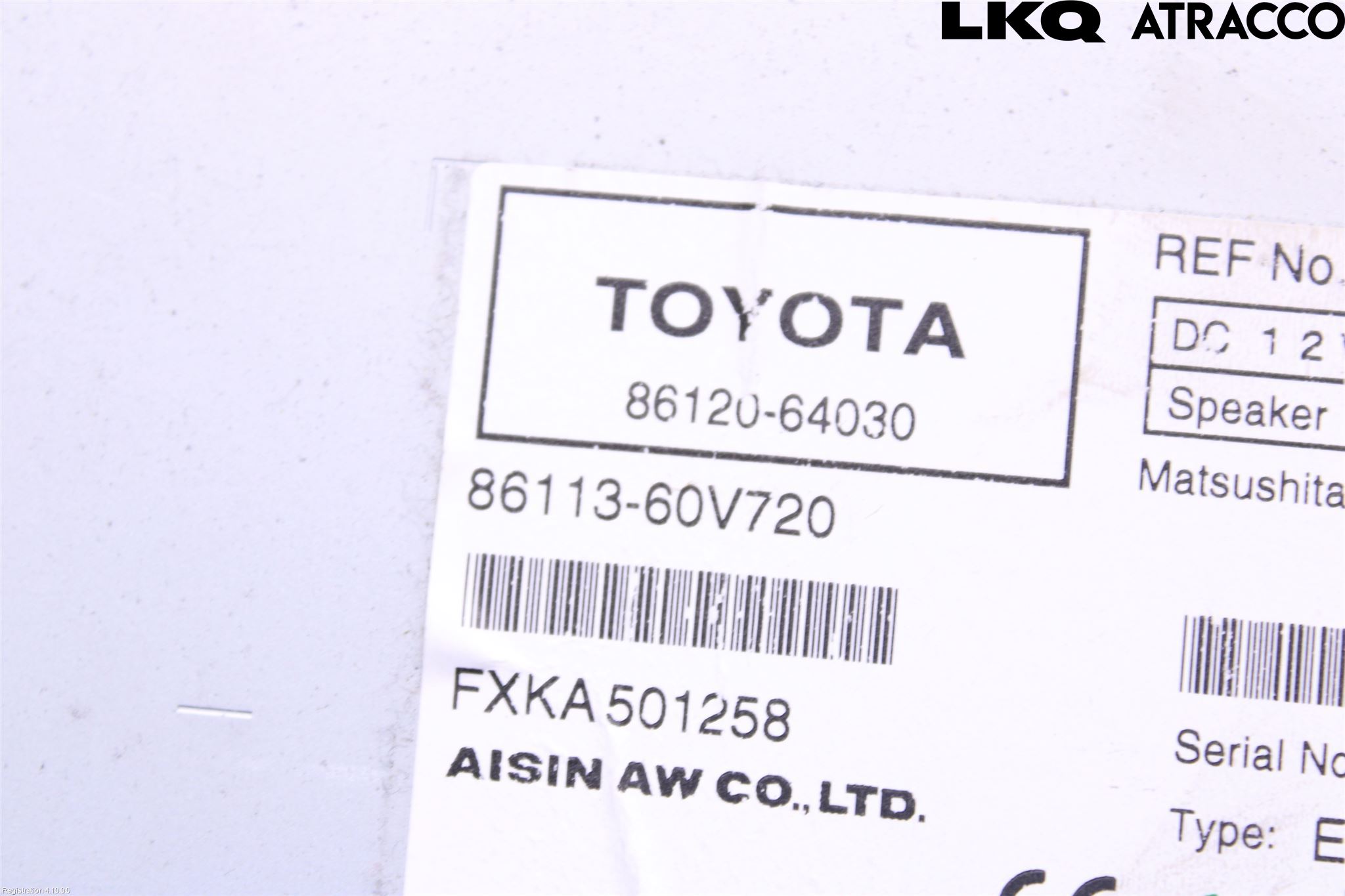 Toyota VERSO 09-18 Cd Radio - Multimediapanel