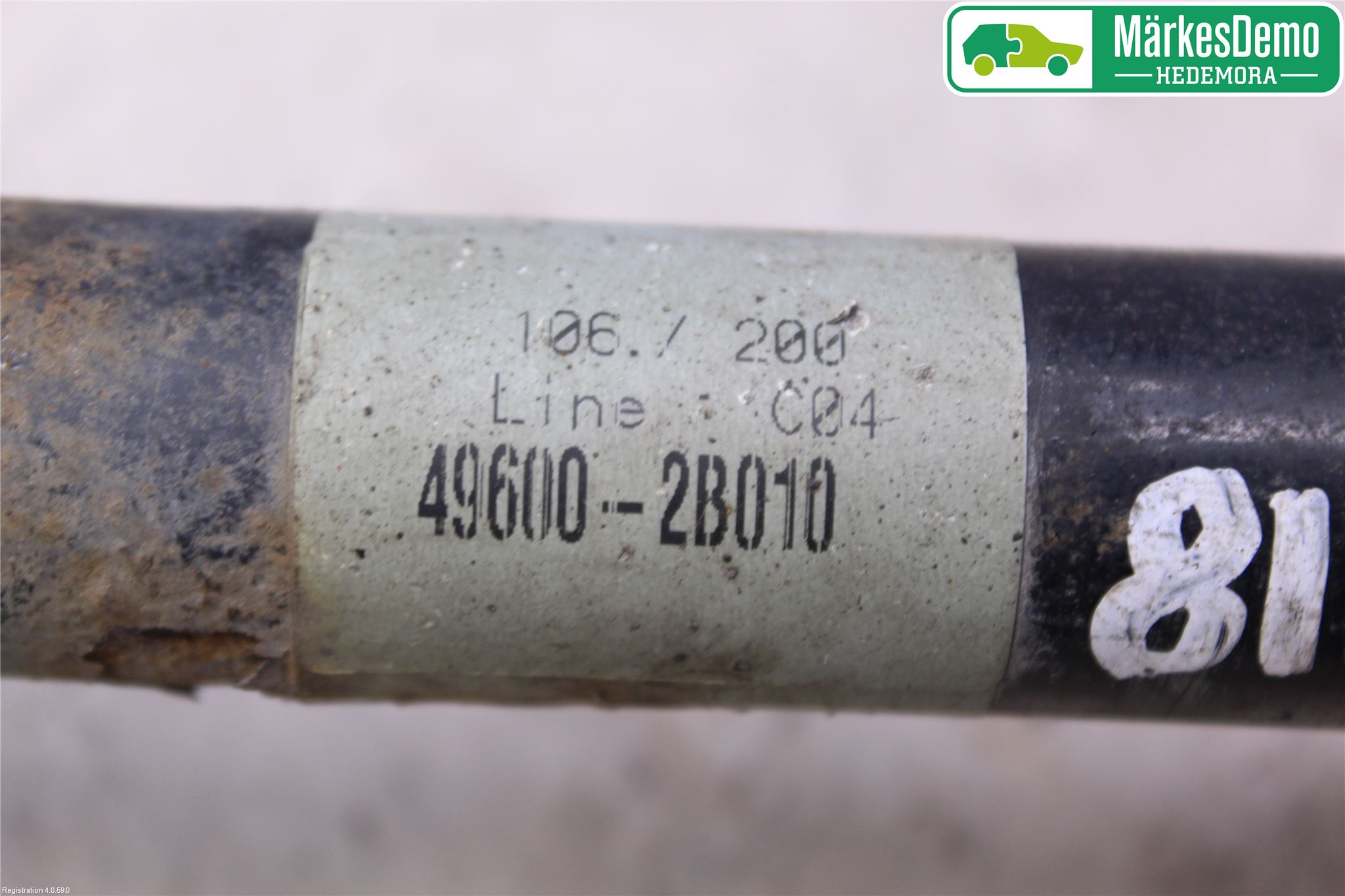 Hyundai SANTA FE  06-12 Drivaxel Bak Höger