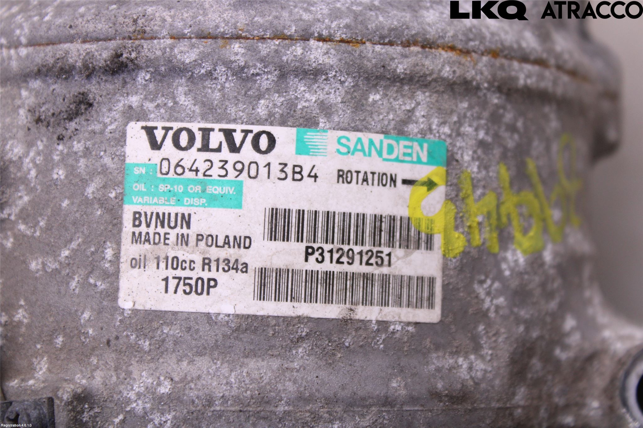 Volvo V40 12-19 Ac Kompressor