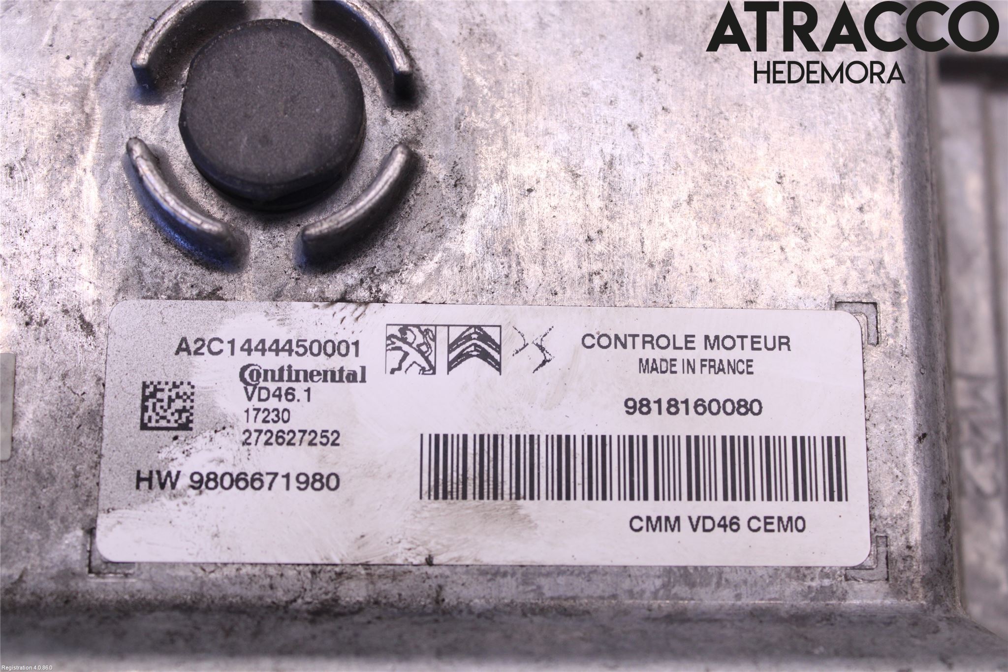 Peugeot 308 14-21 Styrenhet Insprut Bensin