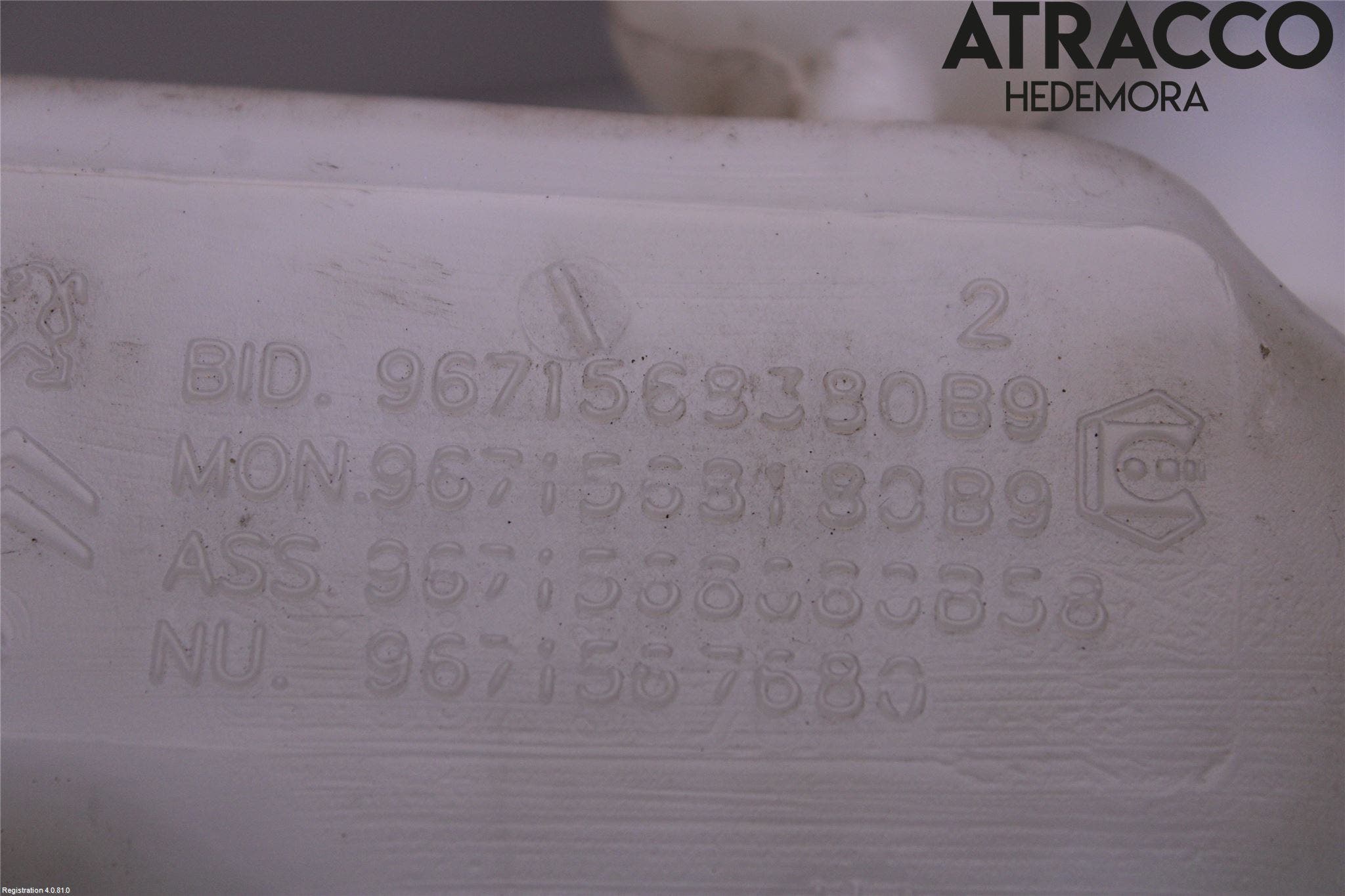 Peugeot PARTNER 16-18 Spolartank Vindruta