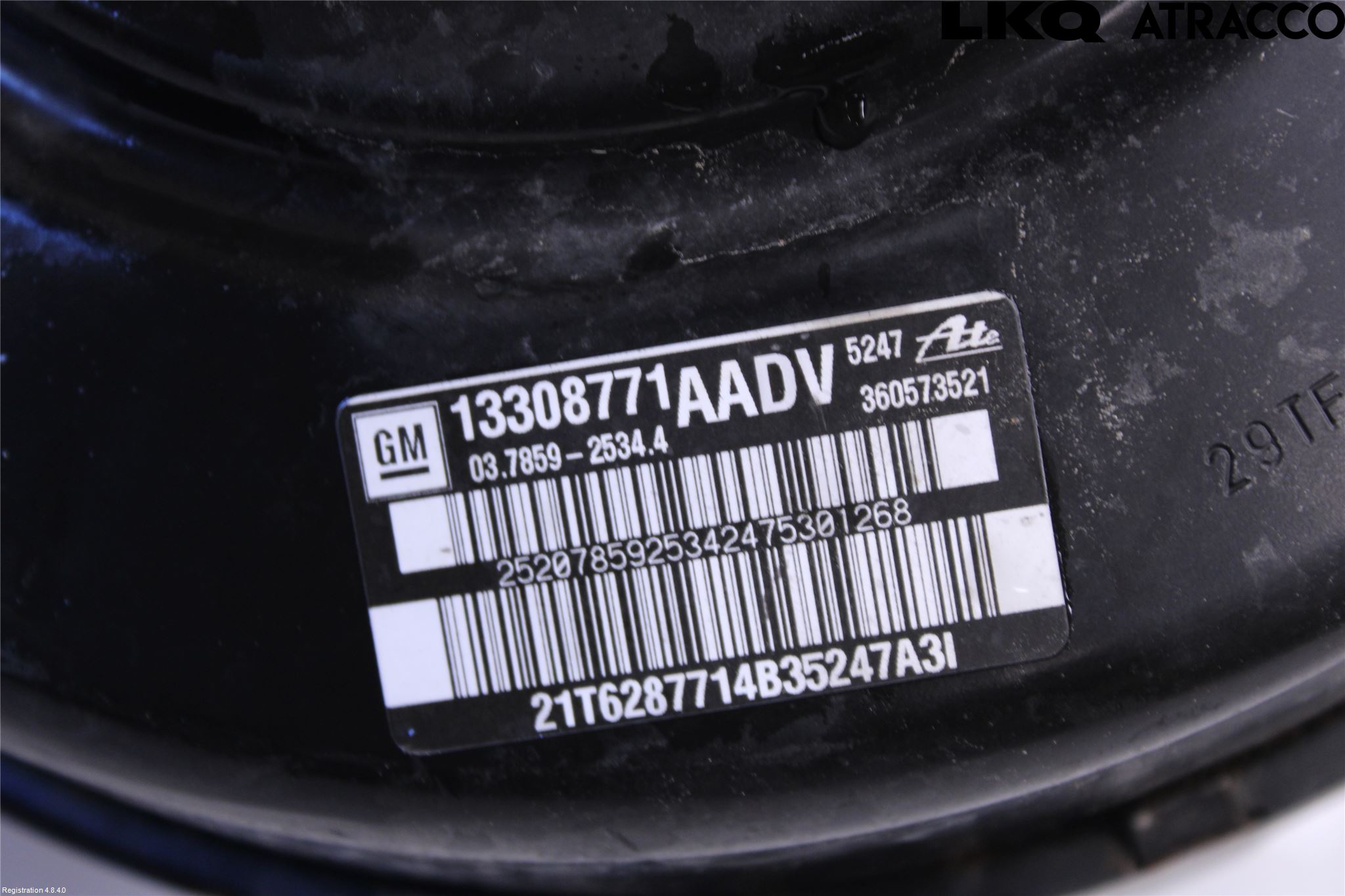 Opel ZAFIRA C 12-19 Bromsservo