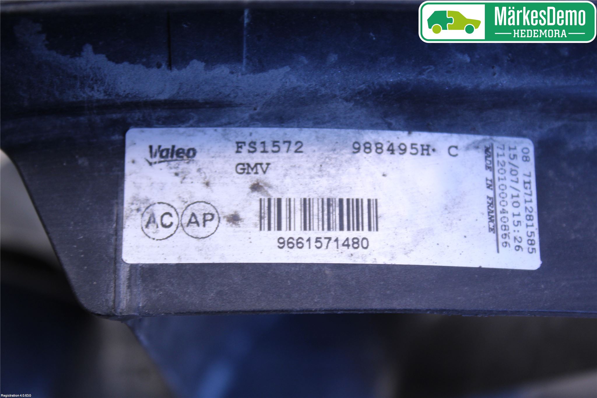 Citroen BERLINGO 08-18 Kylfläkt El