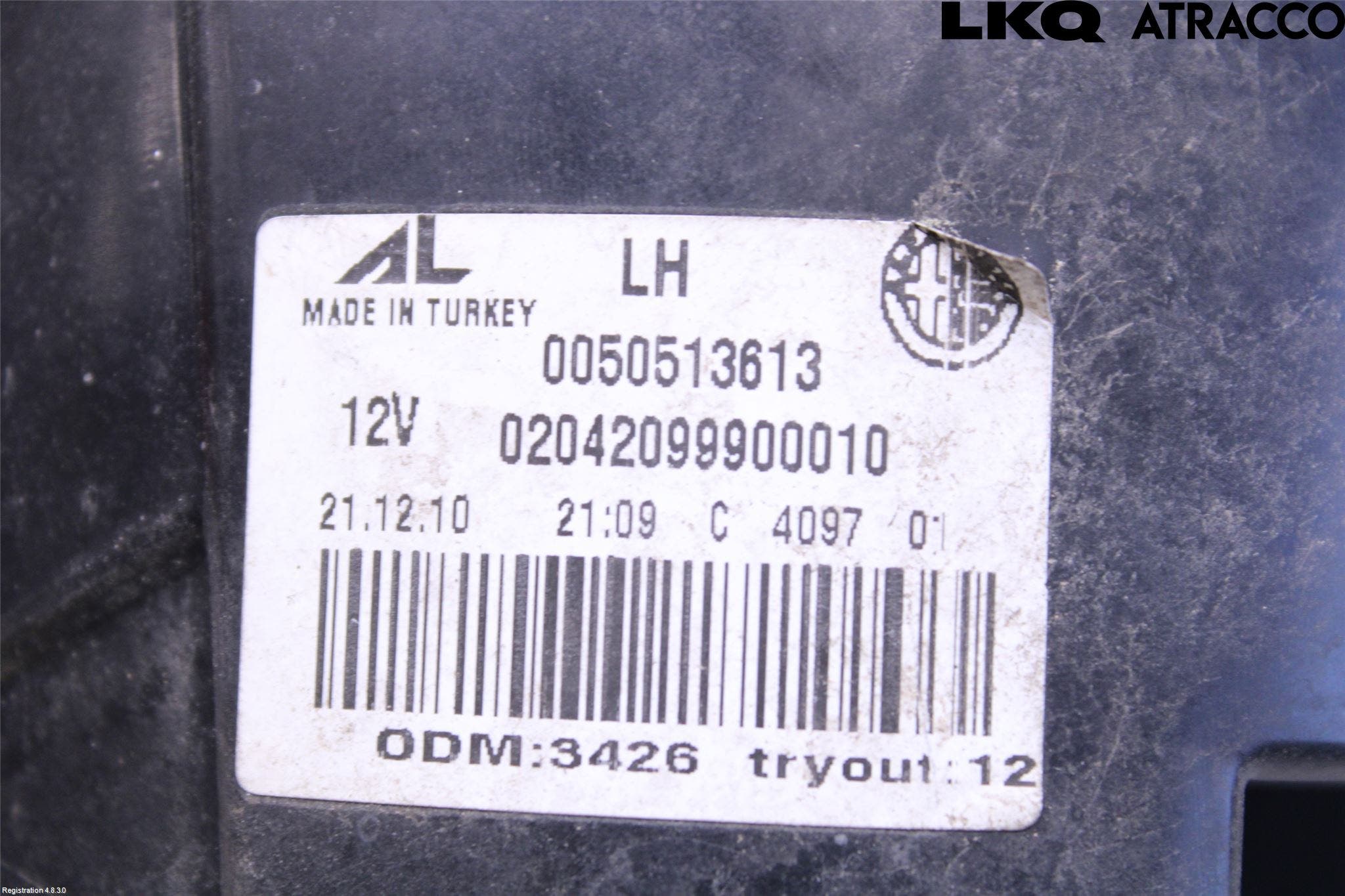 Alfa GIULIETTA Bakljus Lucka Vä