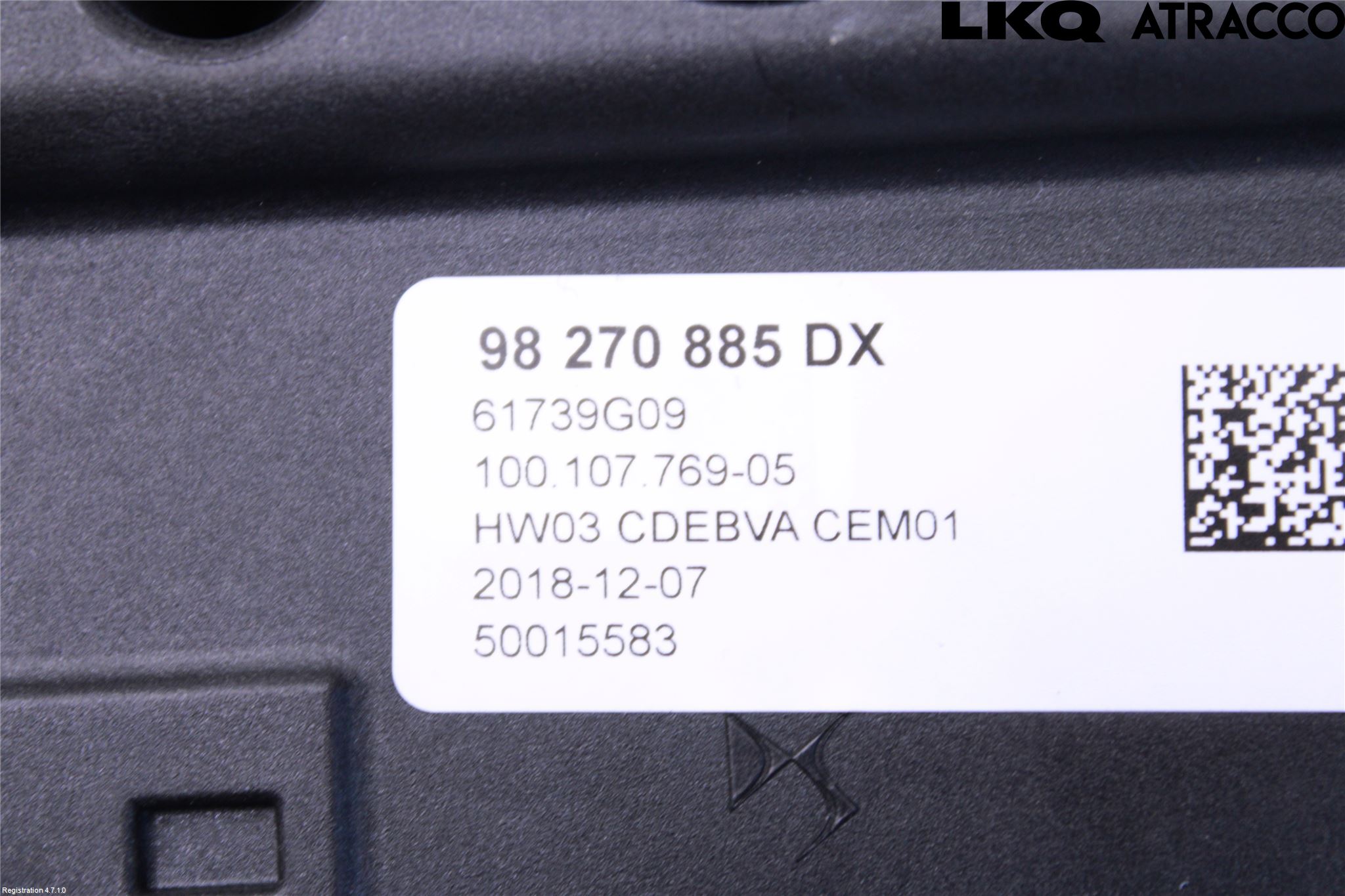 Citroen DS 7 CROSSBACK 19-23 Växelspak