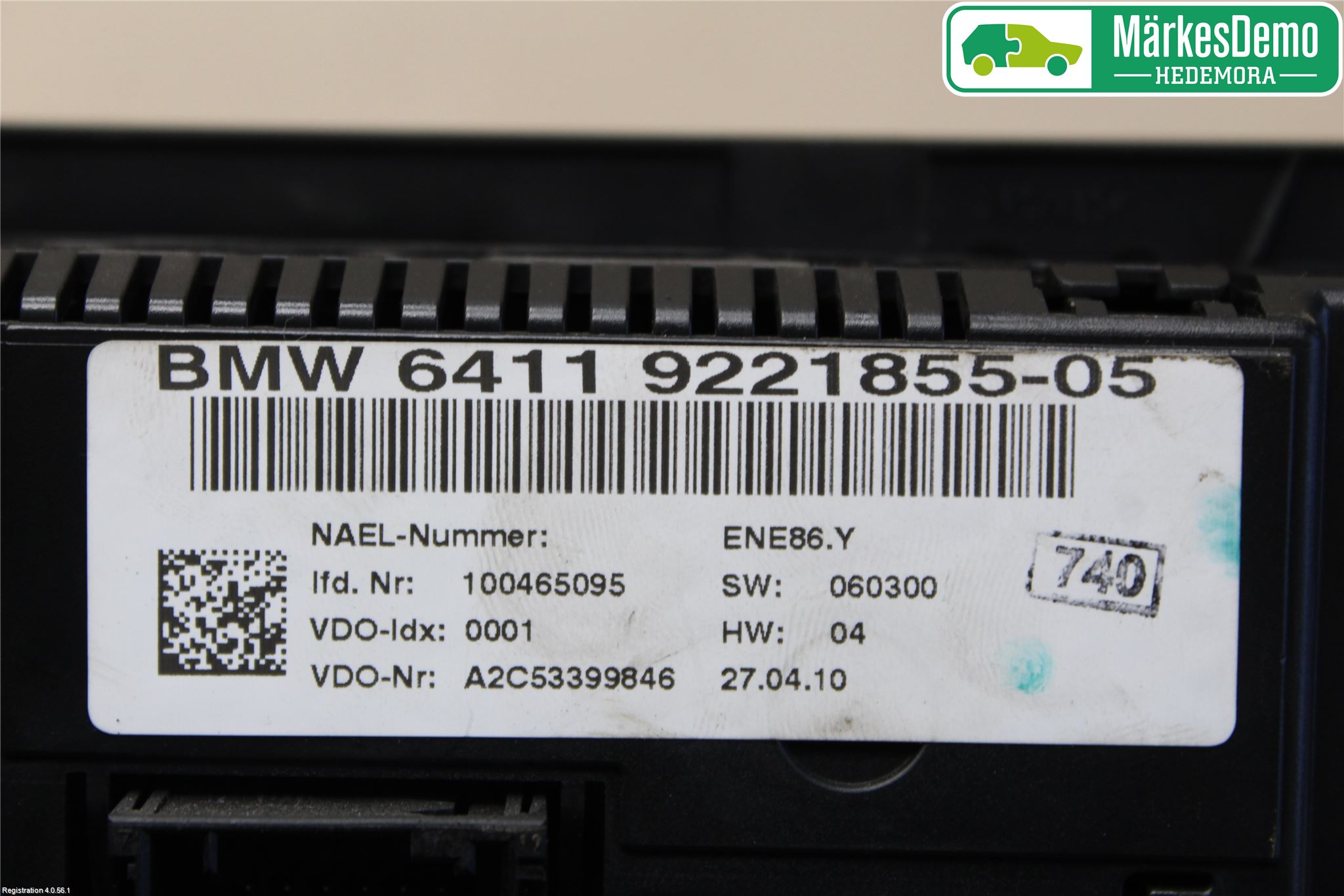 BMW 3 E92/93 Coupé/Cab 05-14 Ac Styrenhet Ac Manöveren