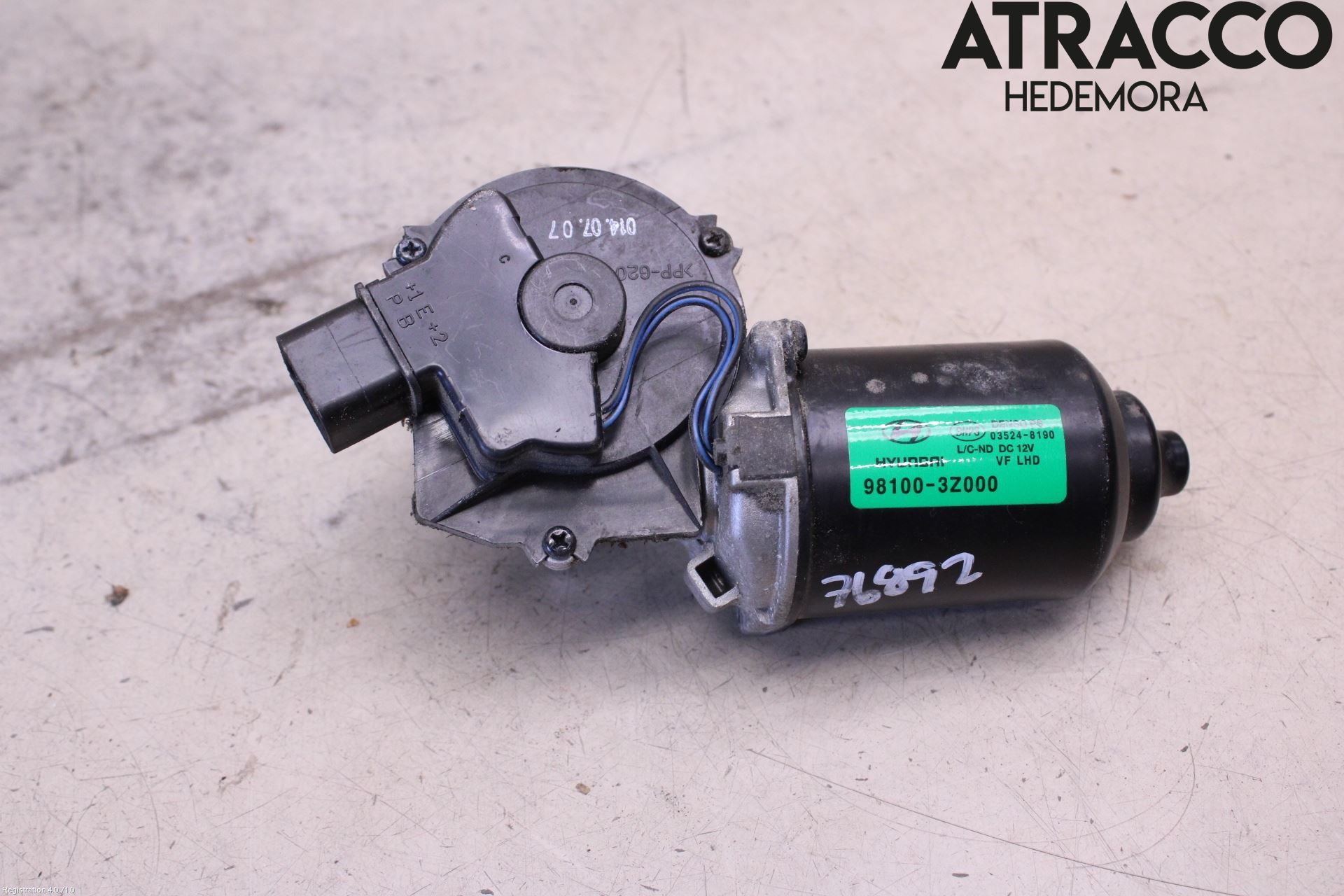 Hyundai i40 08-15 Torkarmotor Vindruta