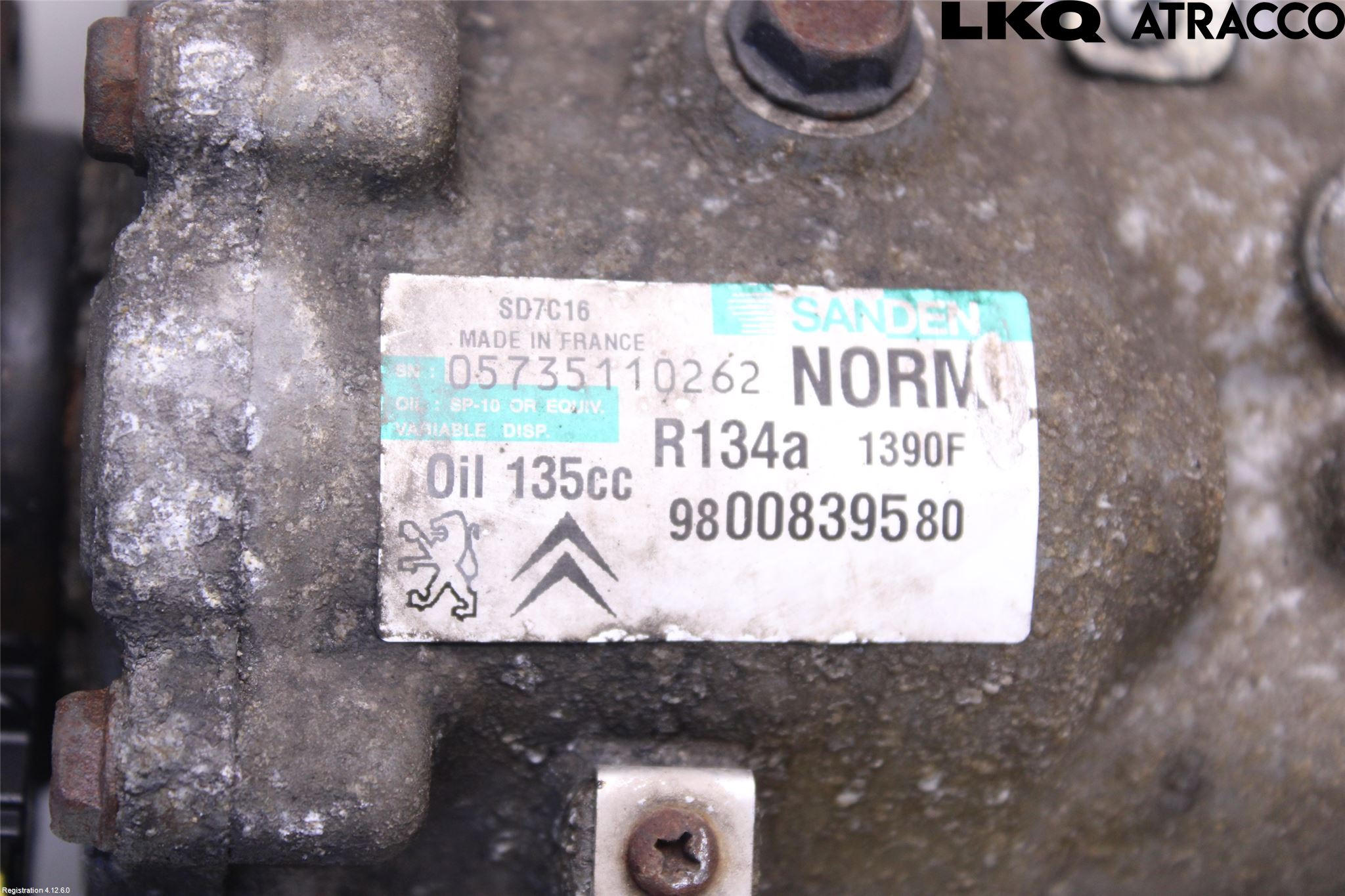 Peugeot 3008 09-16 Ac Kompressor