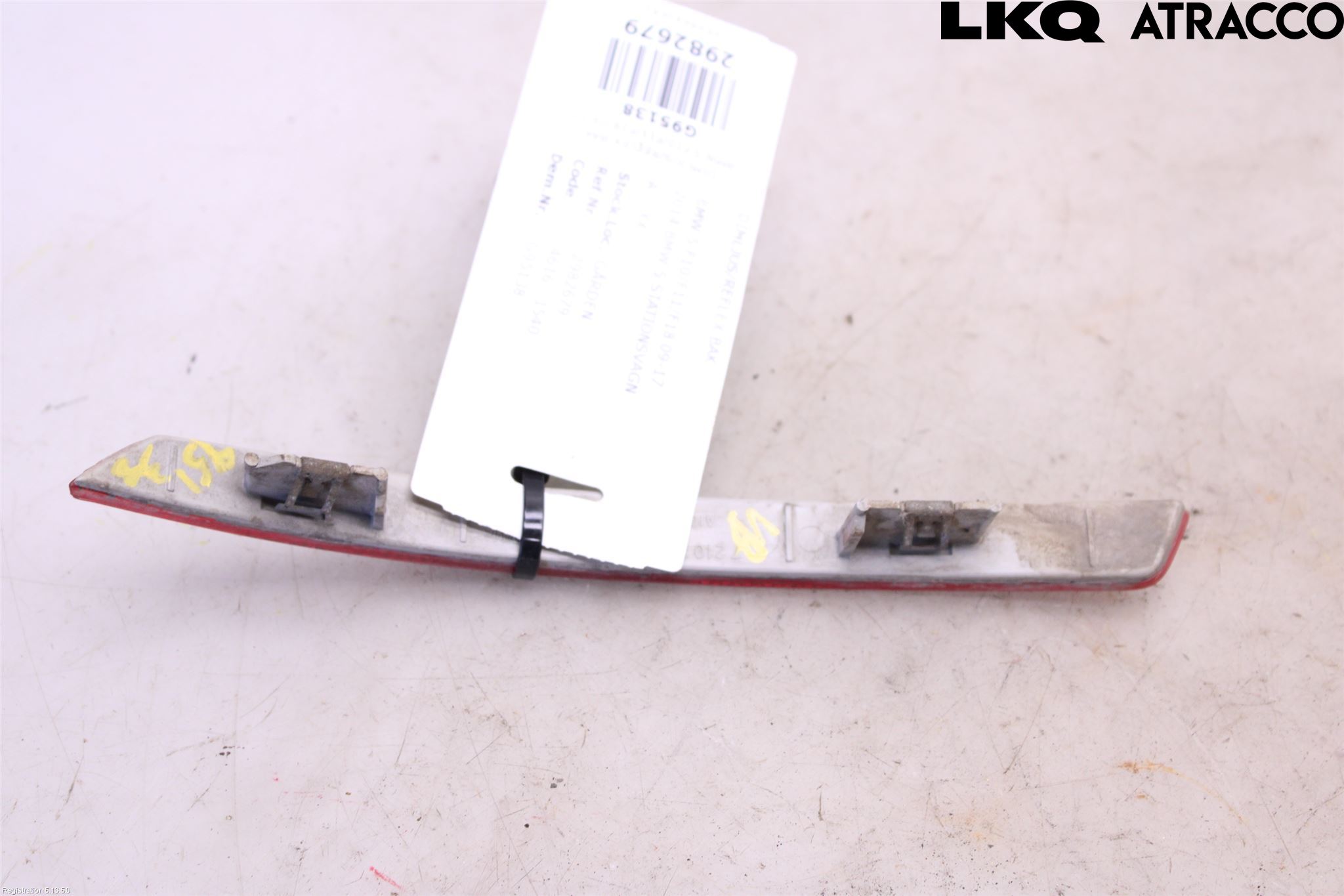 BMW 5 F10/F11/F18 09-17 Dimljus/Reflex Bak