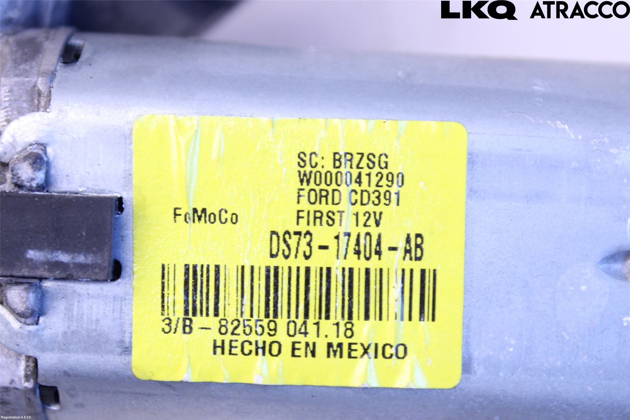 Ford MONDEO 15-22 Torkarmotor Baklucka