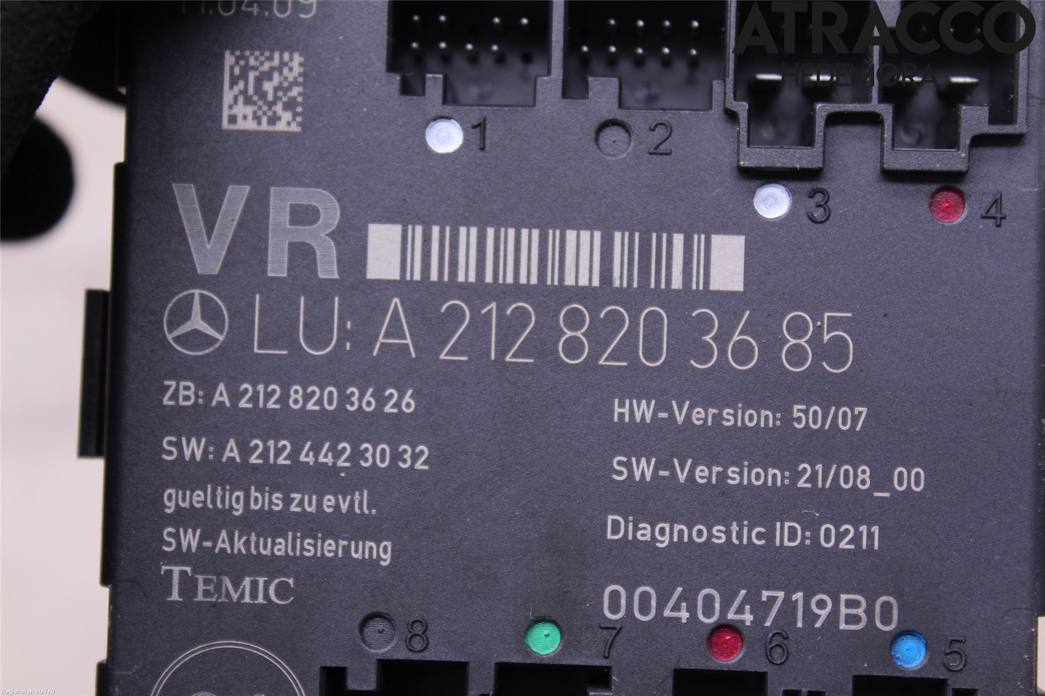 Mercedes-Benz MB C-KLASS (W204) 07-15 Styrenhet Dörr