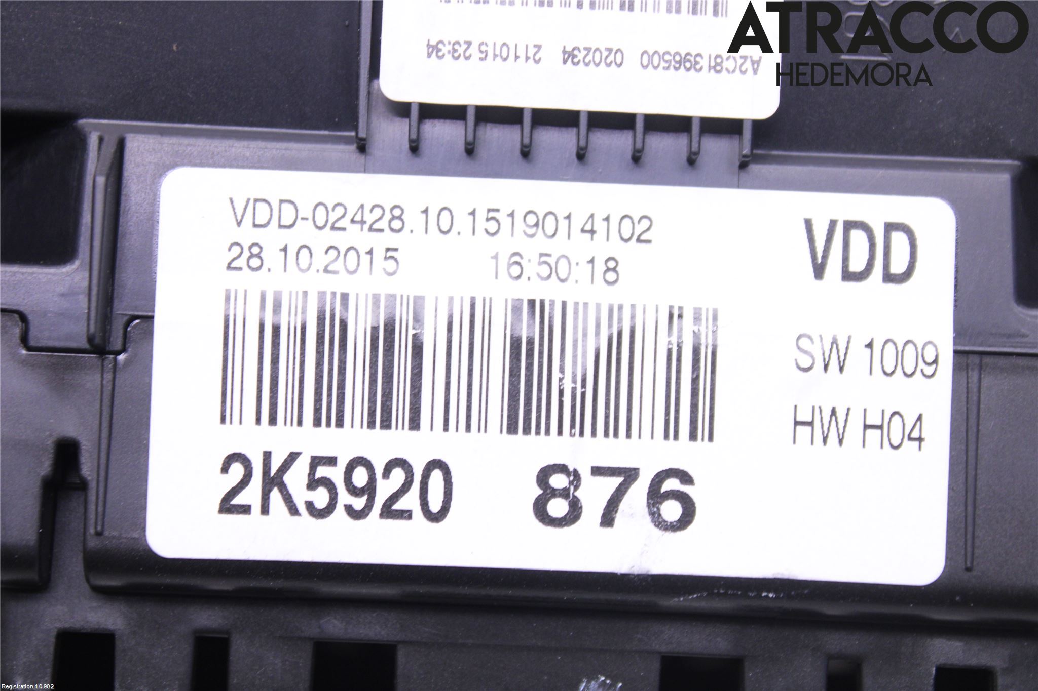 Volkswagen VW CADDY 16-20 Instrument Komb