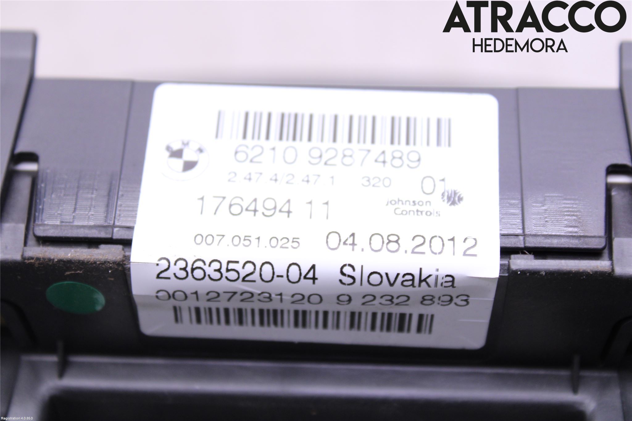 BMW 3 F30/F31/F80 12-19 Instrument Komb