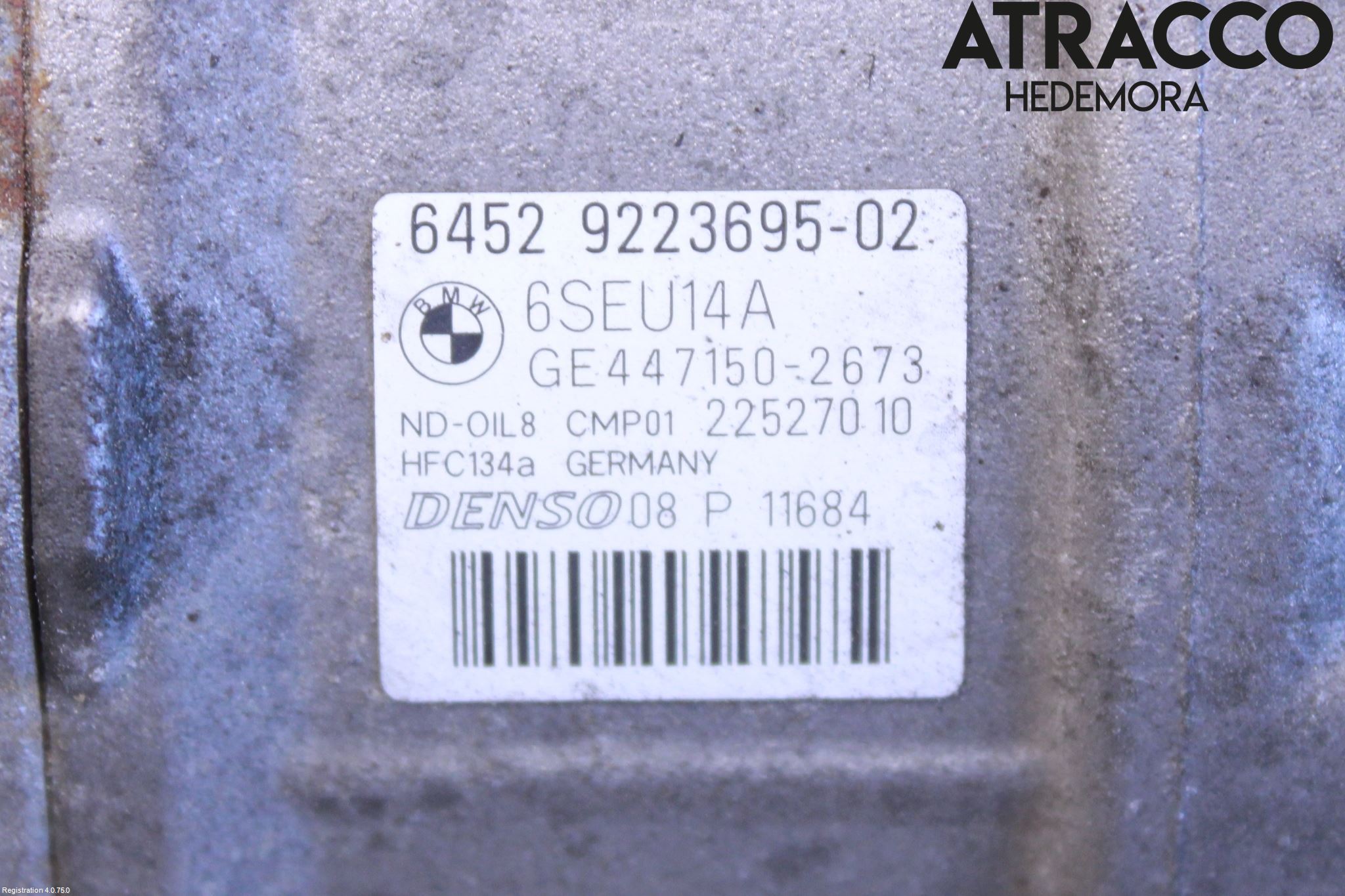 BMW 3 F30/F31/F80 12-19 Ac Kompressor