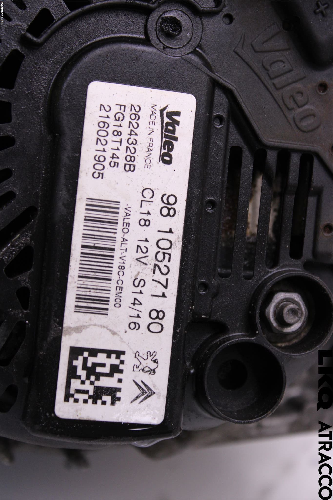 Peugeot 308 14-21 Generator