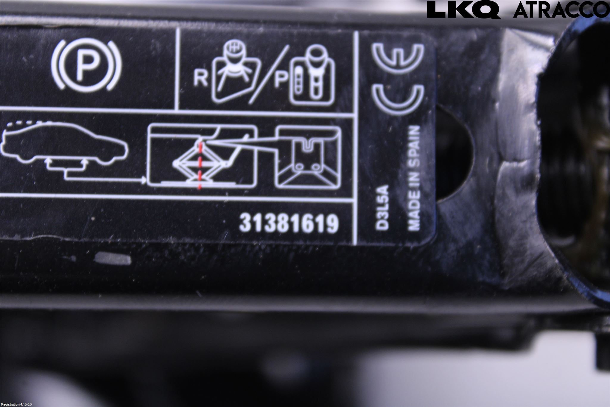 Volvo V70 08-13 Domkraft