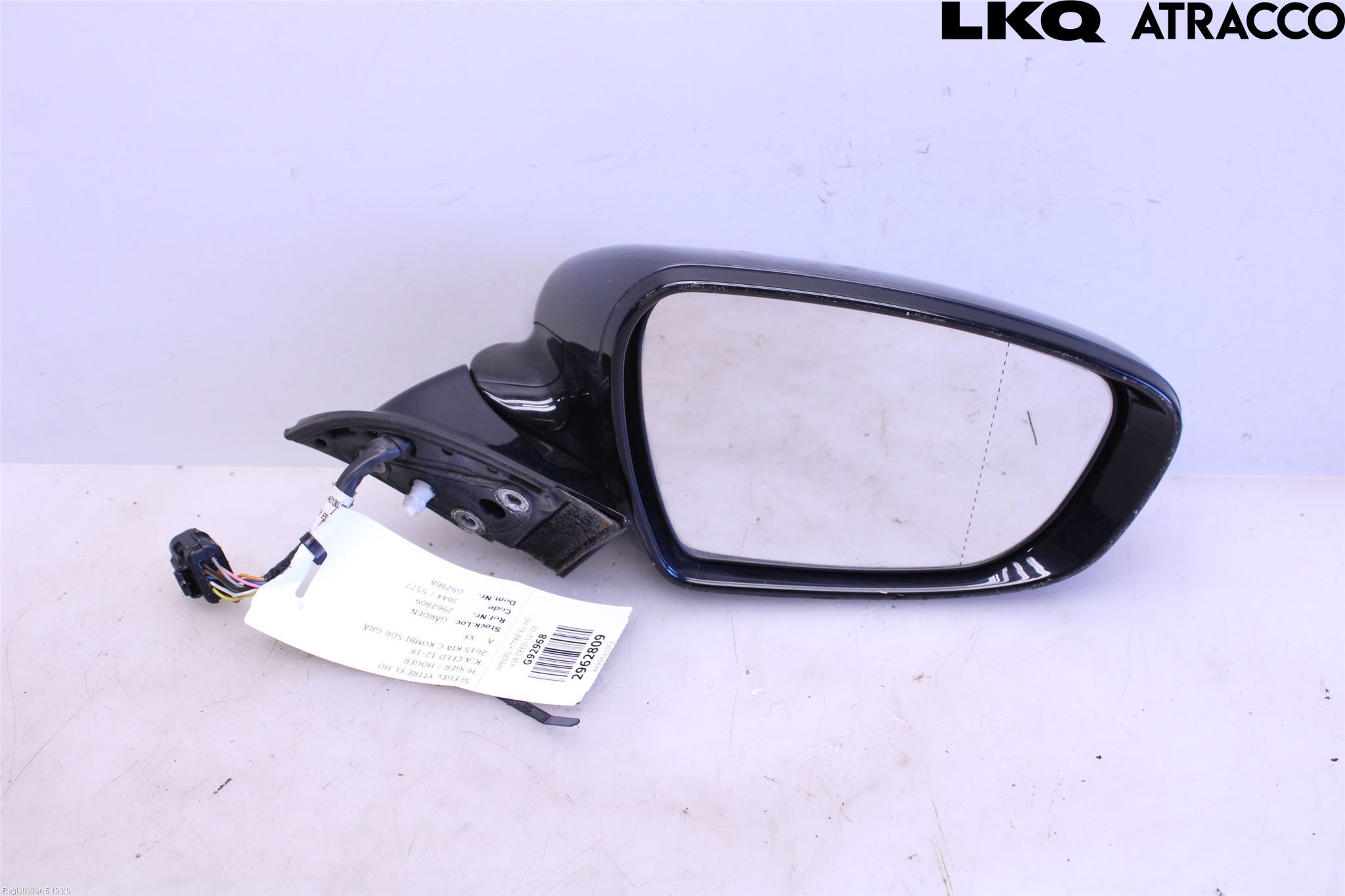 Kia CEED 12-18 Spegel Yttre El Hö