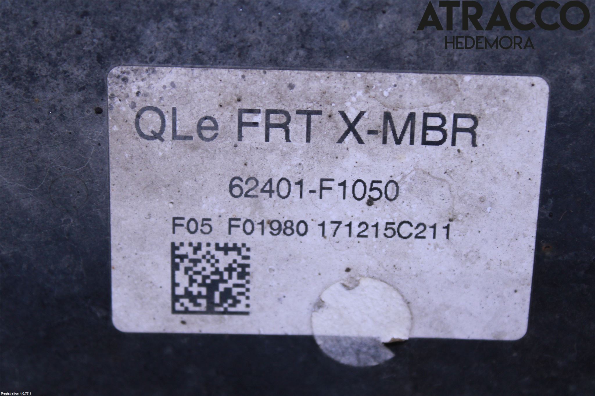 Kia SPORTAGE (QL) 16-21 Framvagnsbalk