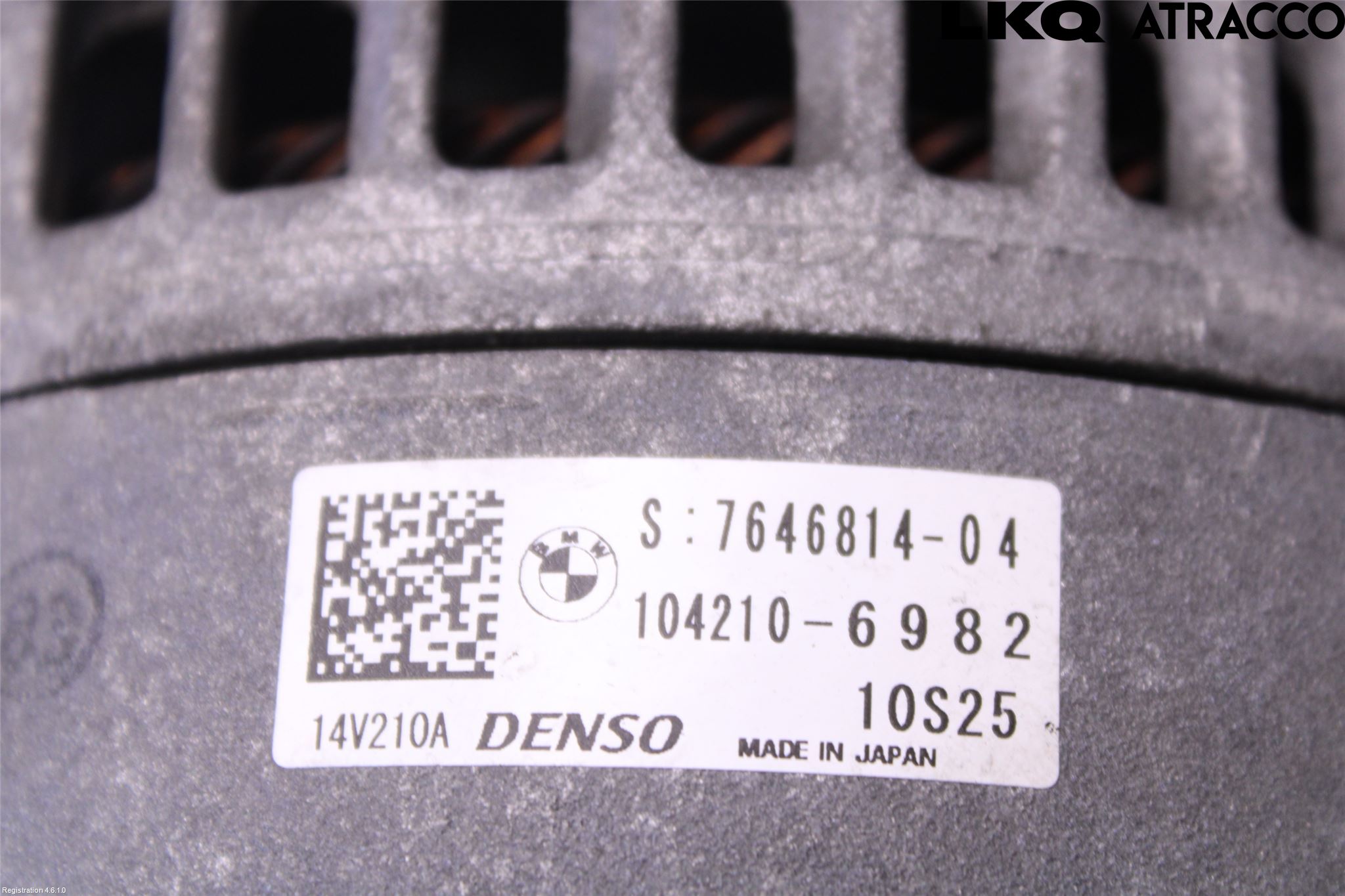 BMW X4 F26 14-18 Generator