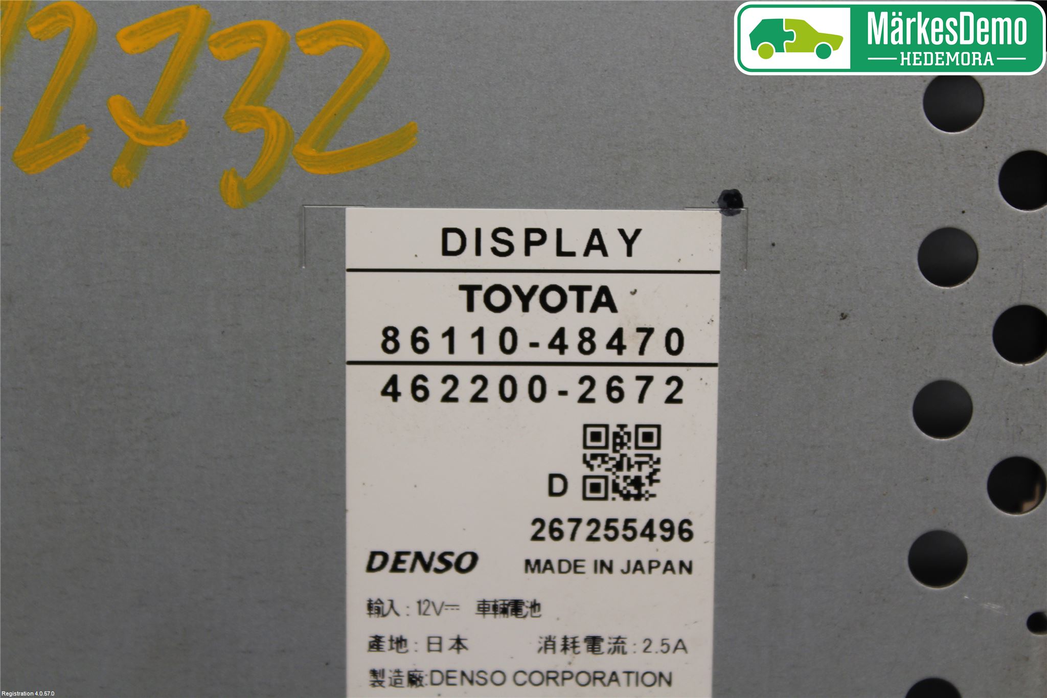 Lexus RX AL10 09-15 Multifunktionsdisplay