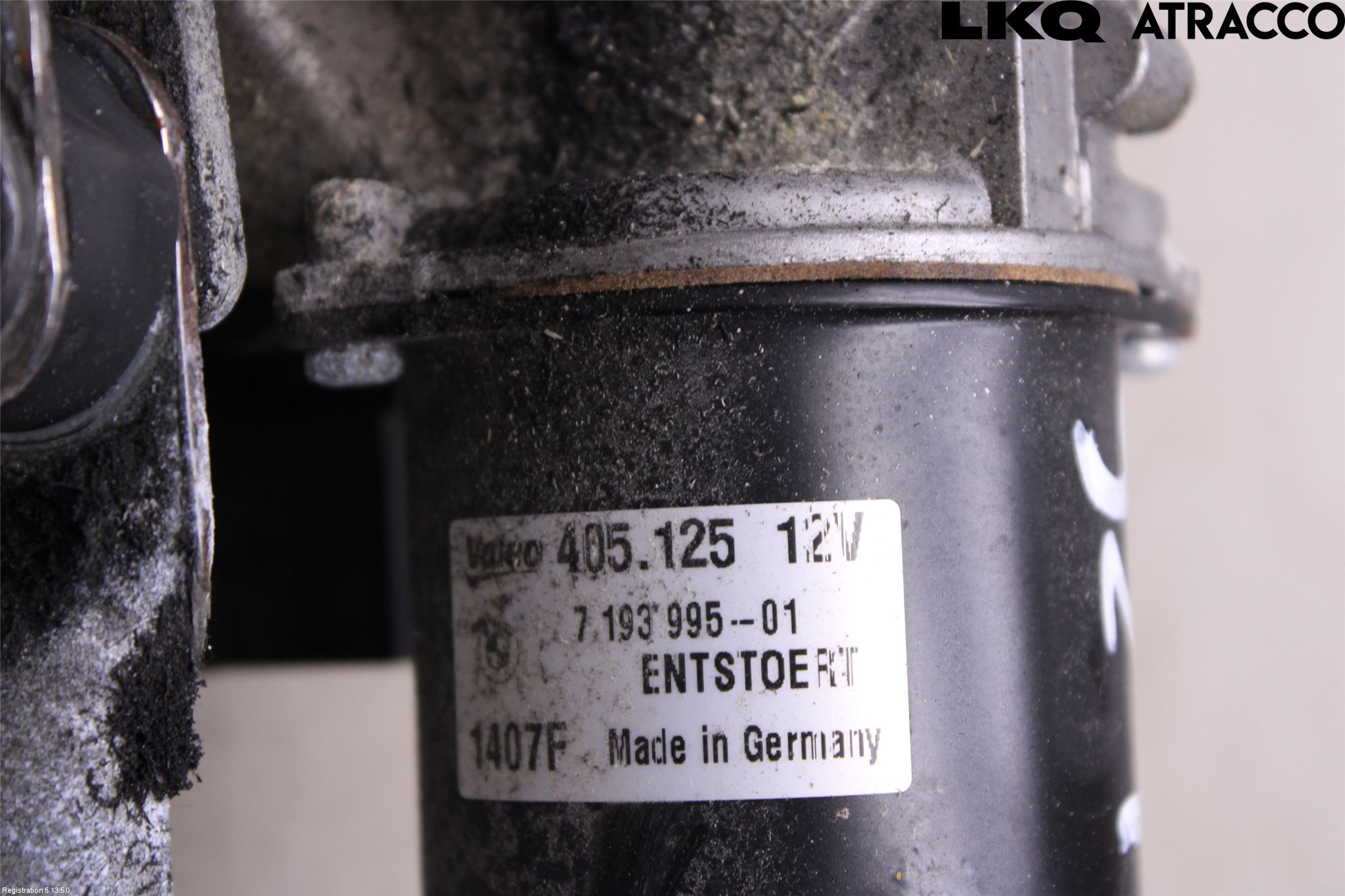 BMW 5 E60/61 Sed/Tou 02-10 Torkarmotor Vindruta