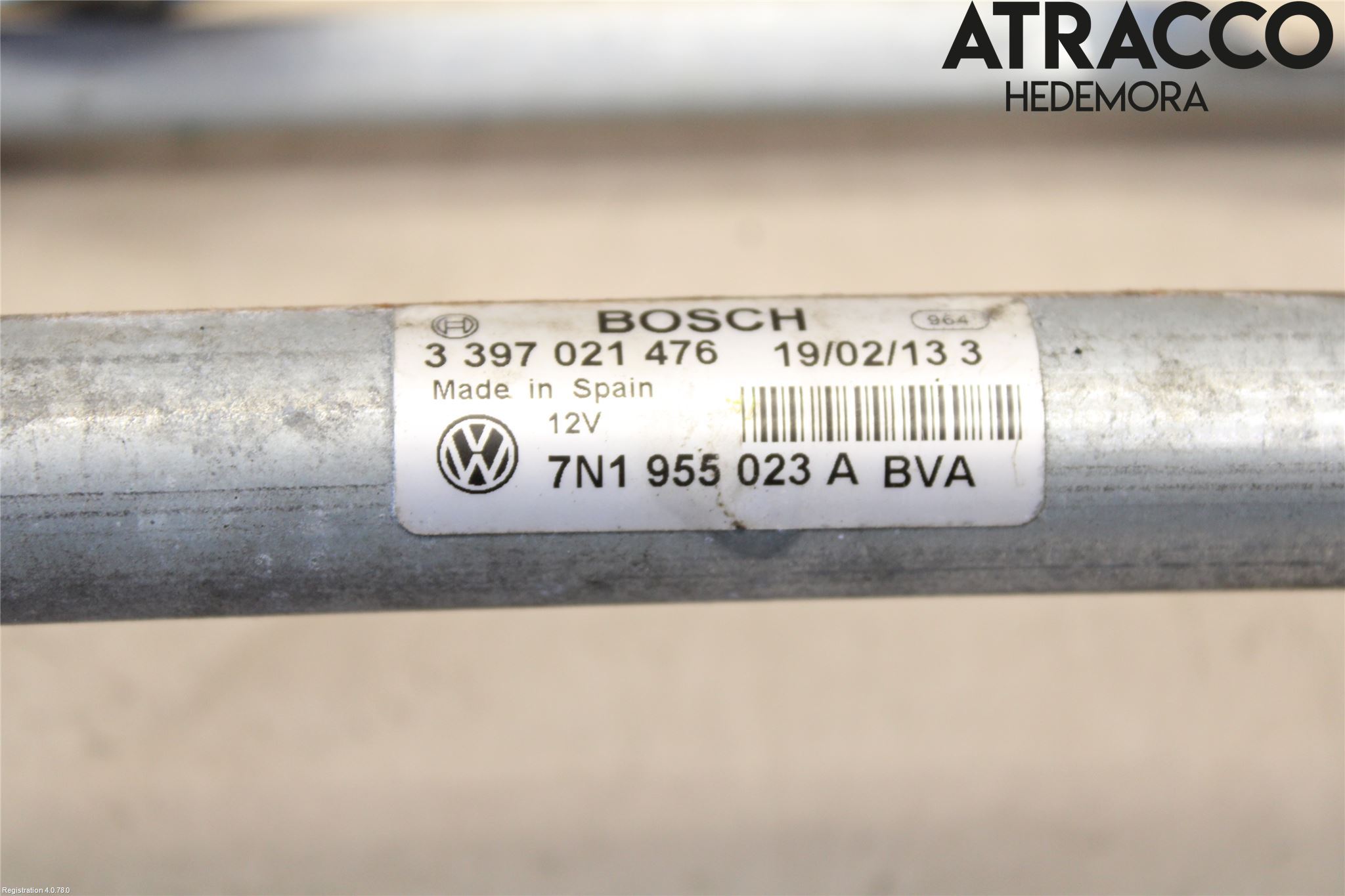 Volkswagen VW SHARAN 11- Torkarmekanism Vindruta
